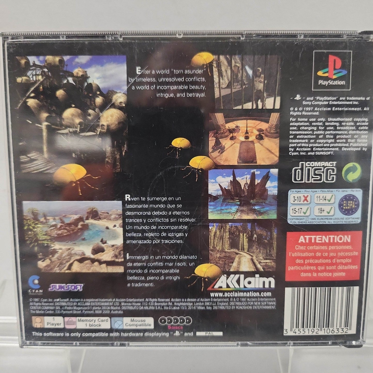 Riven The Sequel To Myst Playstation 1 - Feniks Gameshop