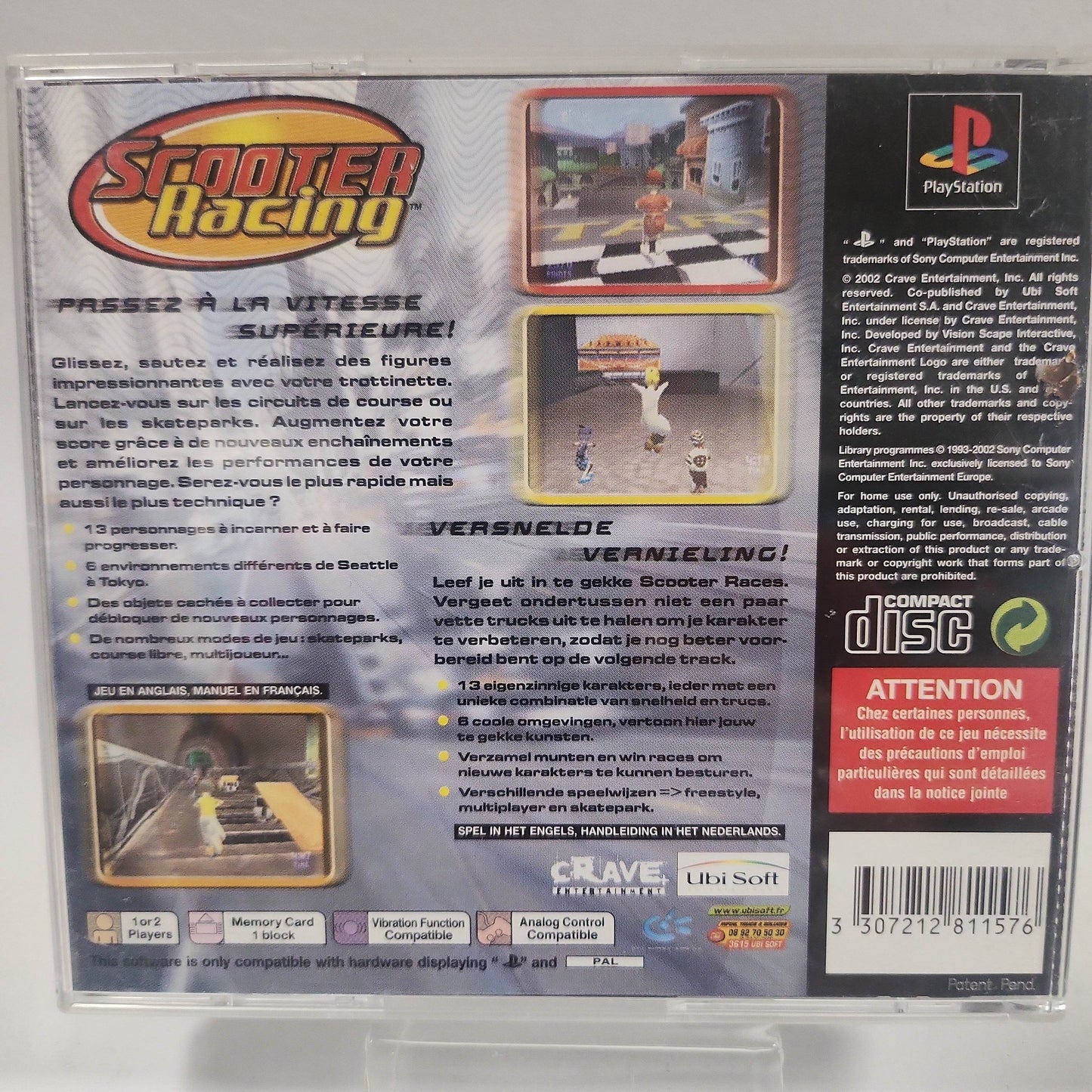 Scooter Racing (No Book, No Frontcover) Playstation 1 - Feniks Gameshop