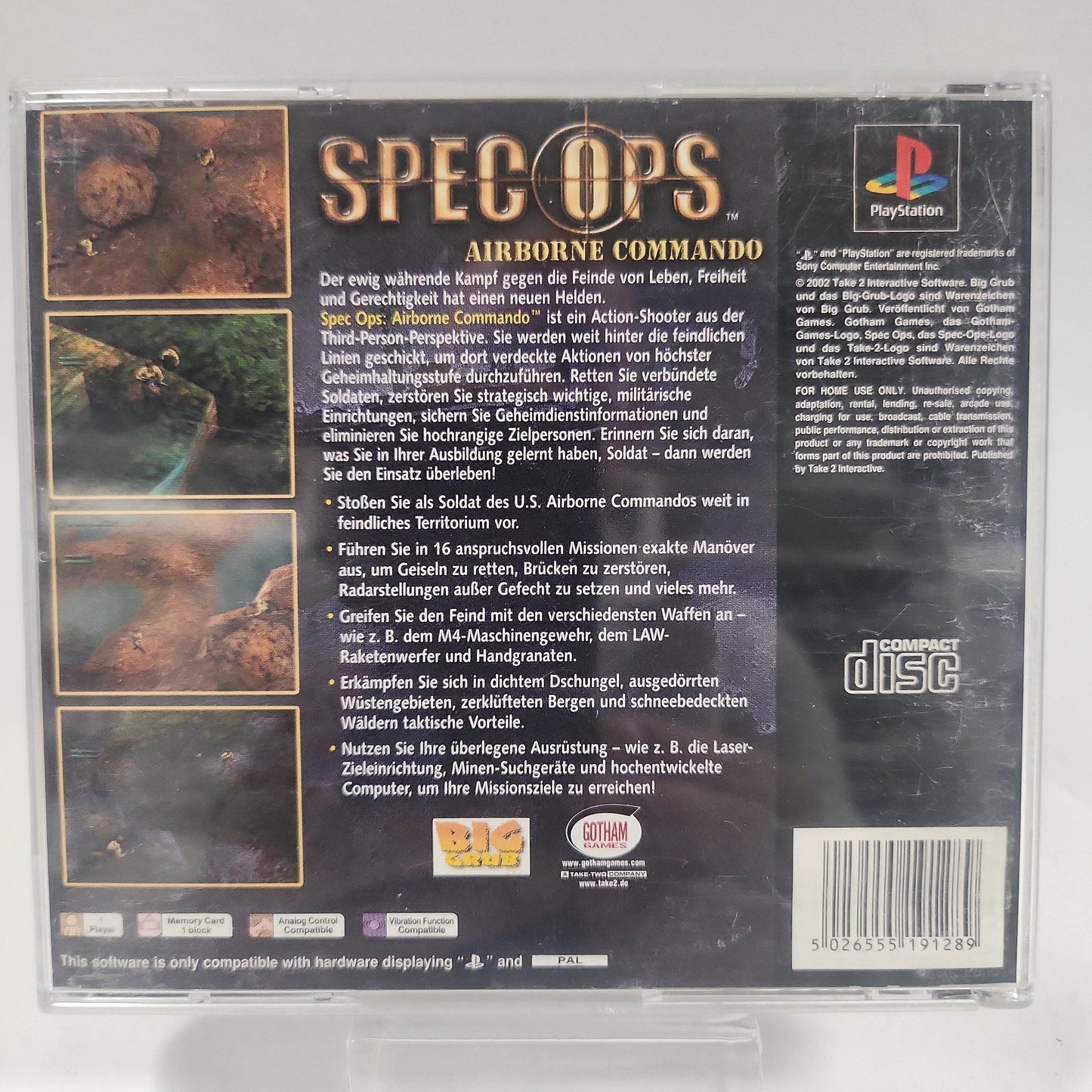 Spec Ops: Airborne Commando Playstation 1 - Feniks Gameshop