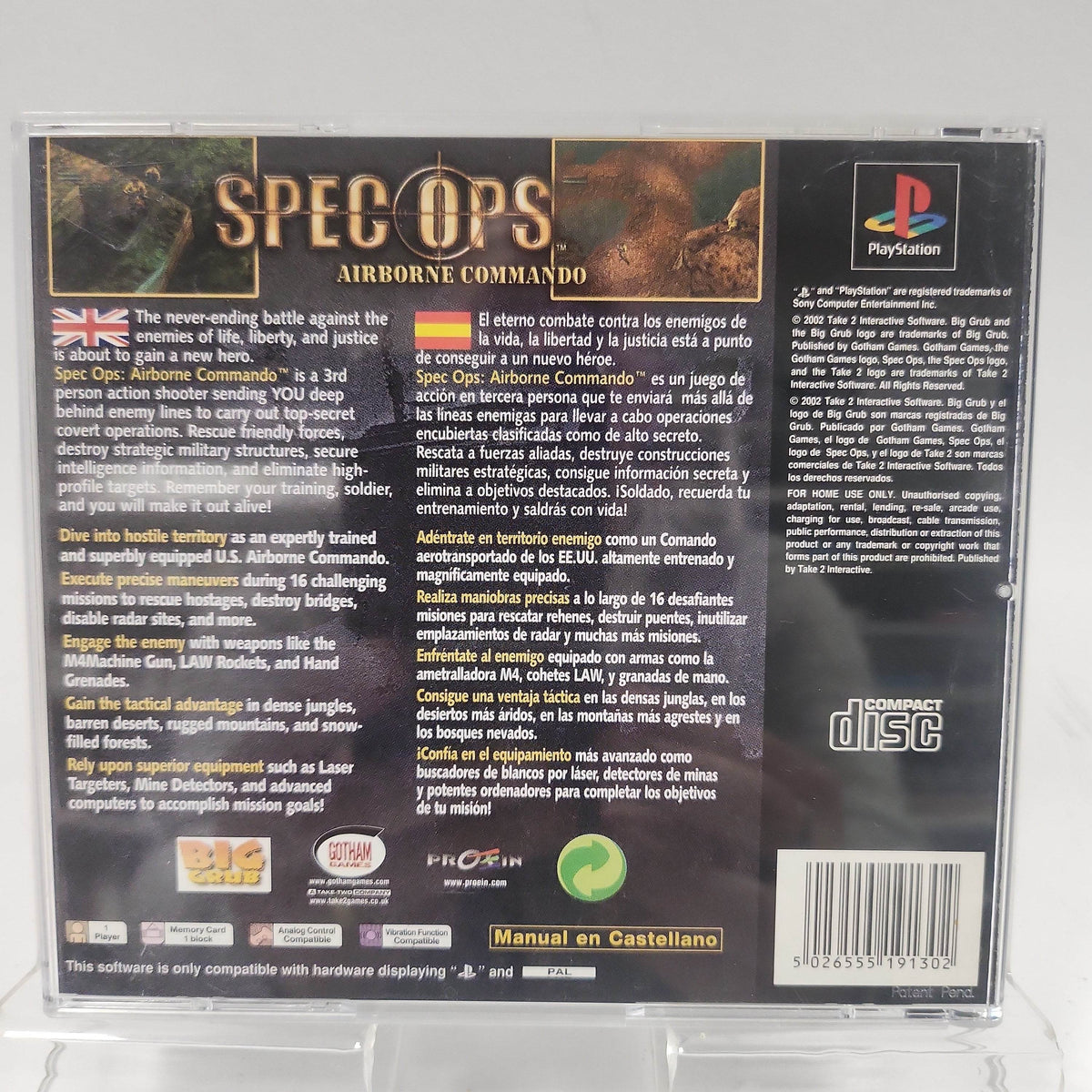 Spec Ops Airborne Commando PS1 - Feniks Gameshop