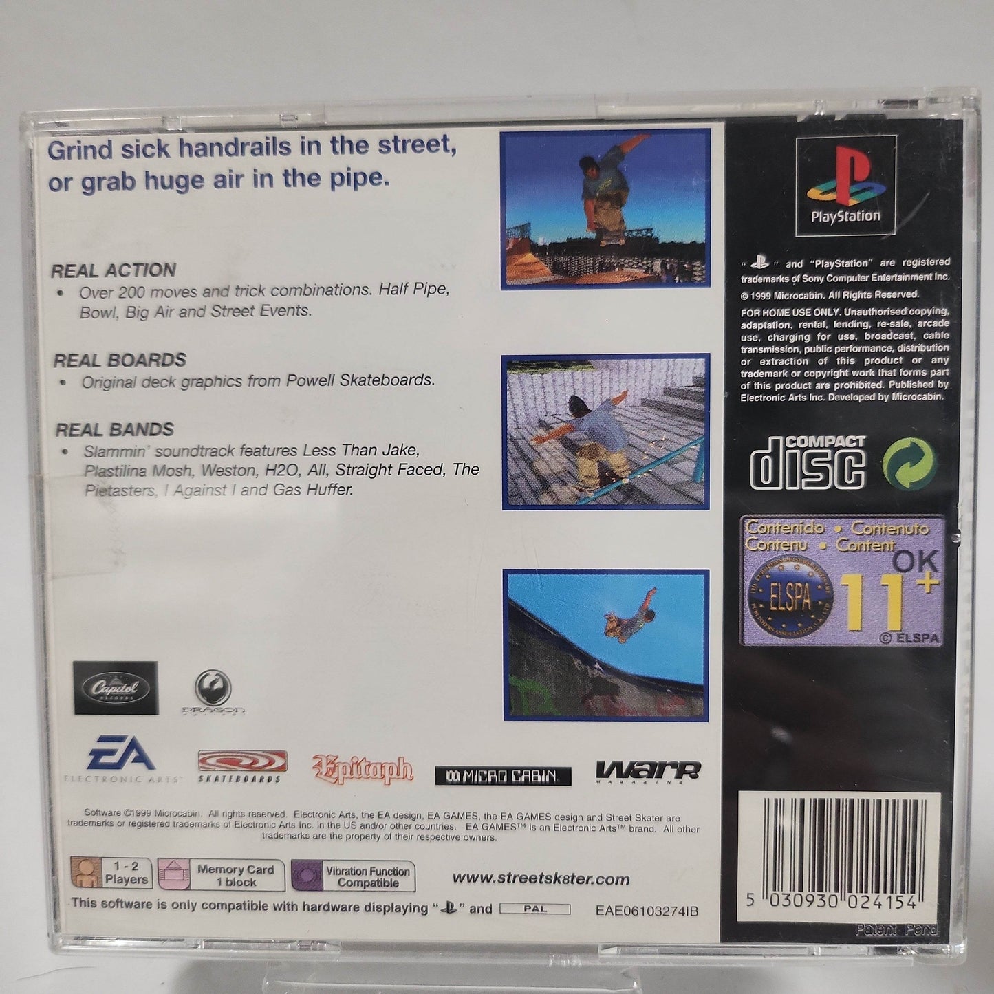 Street Skater Classics (No Book) Playstation 1 - Feniks Gameshop
