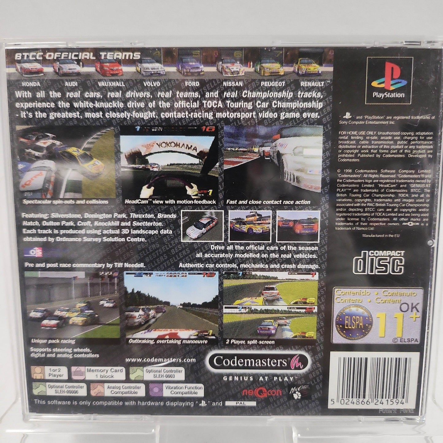 Toca Touring Car Championship Playstation 1 - Feniks Gameshop