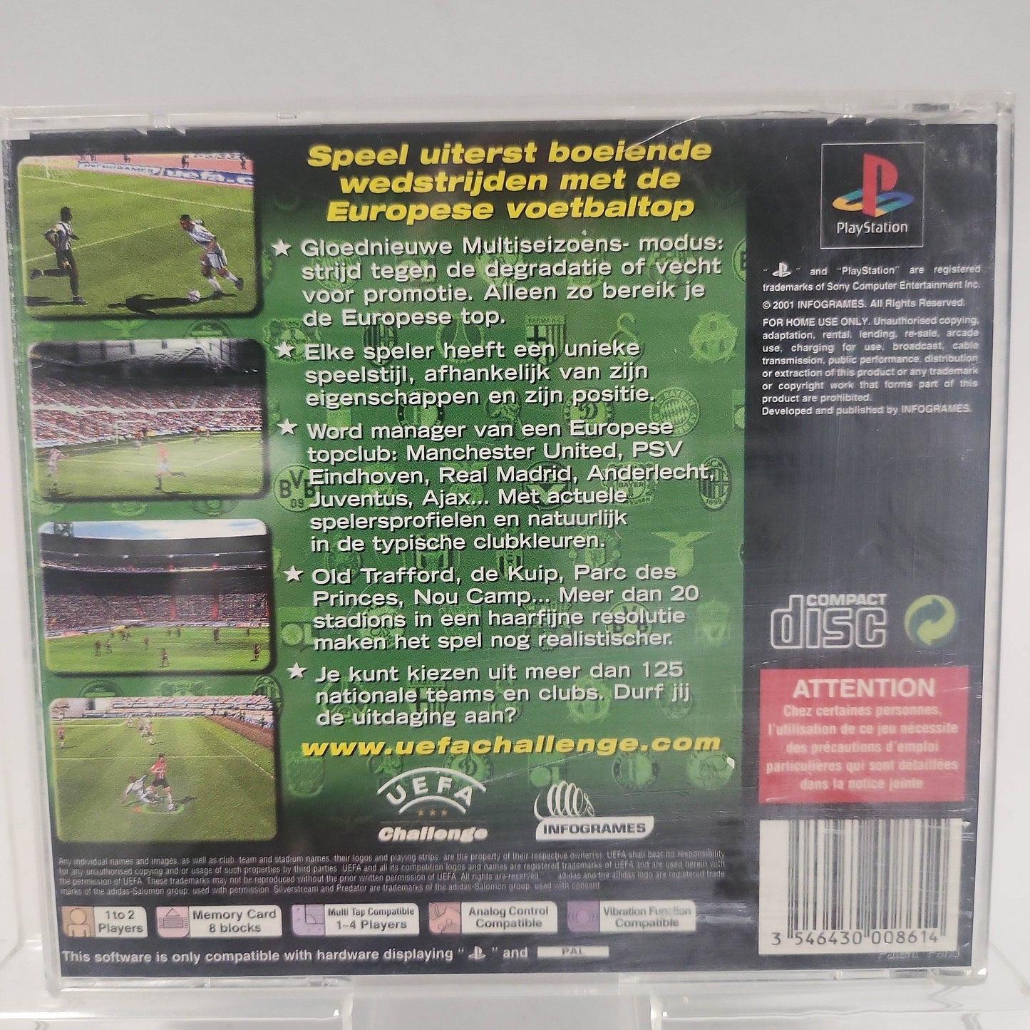 UEFA Challenge Playstation 1 - Feniks Gameshop