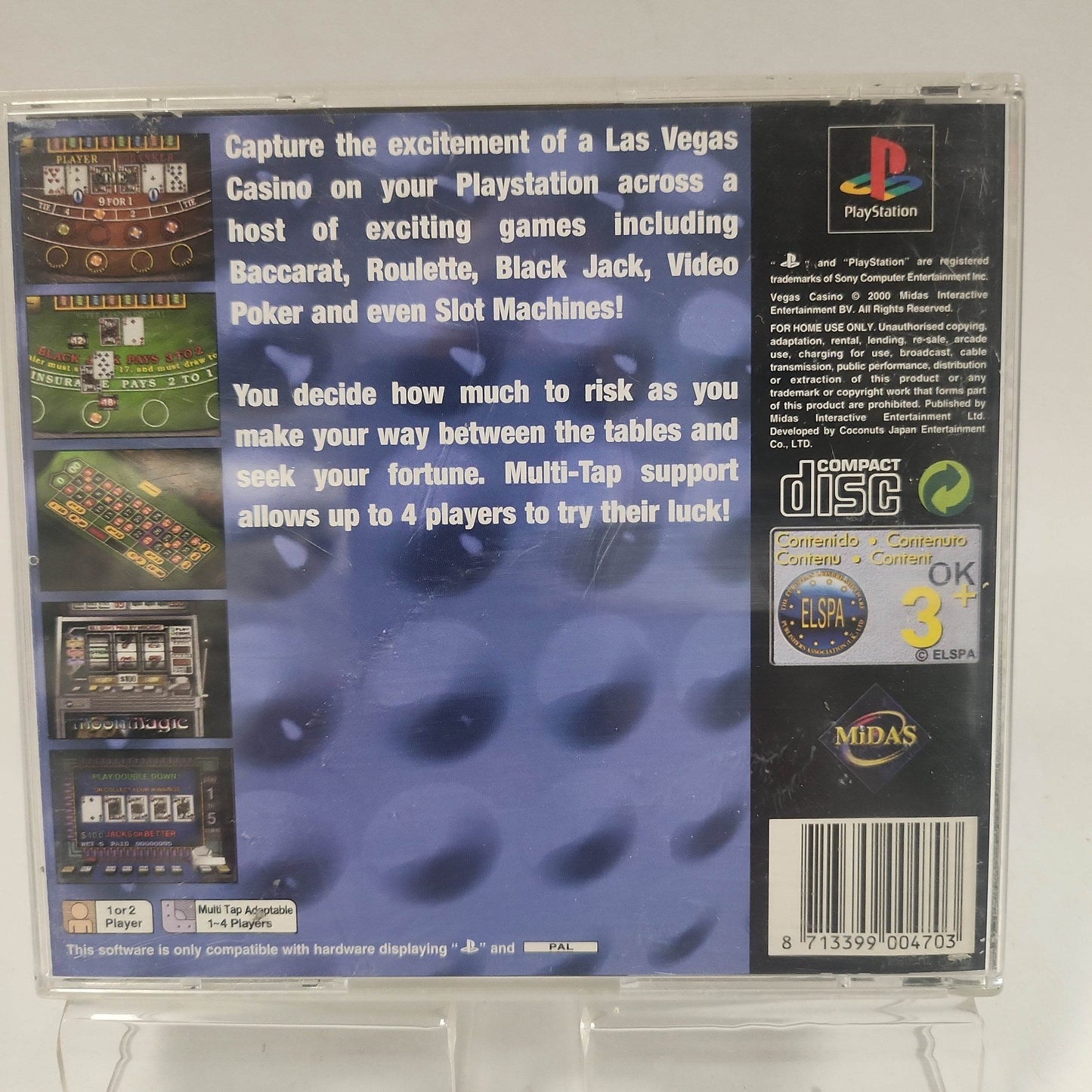 Vegas Casino (No Book) Playstation 1 - Feniks Gameshop
