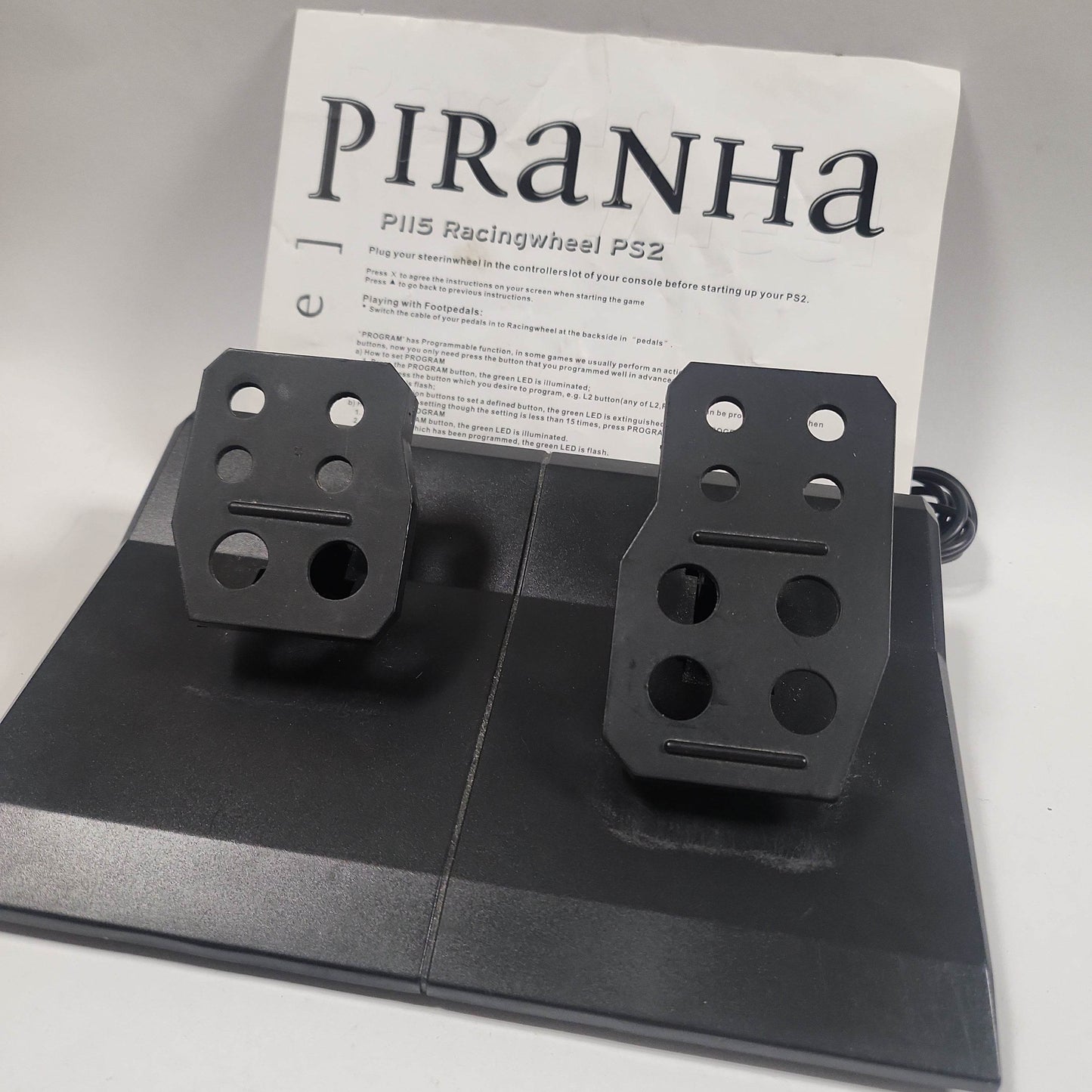 Piranha Xtreme P115 Racingwheel Playstation 2 - Feniks Gameshop