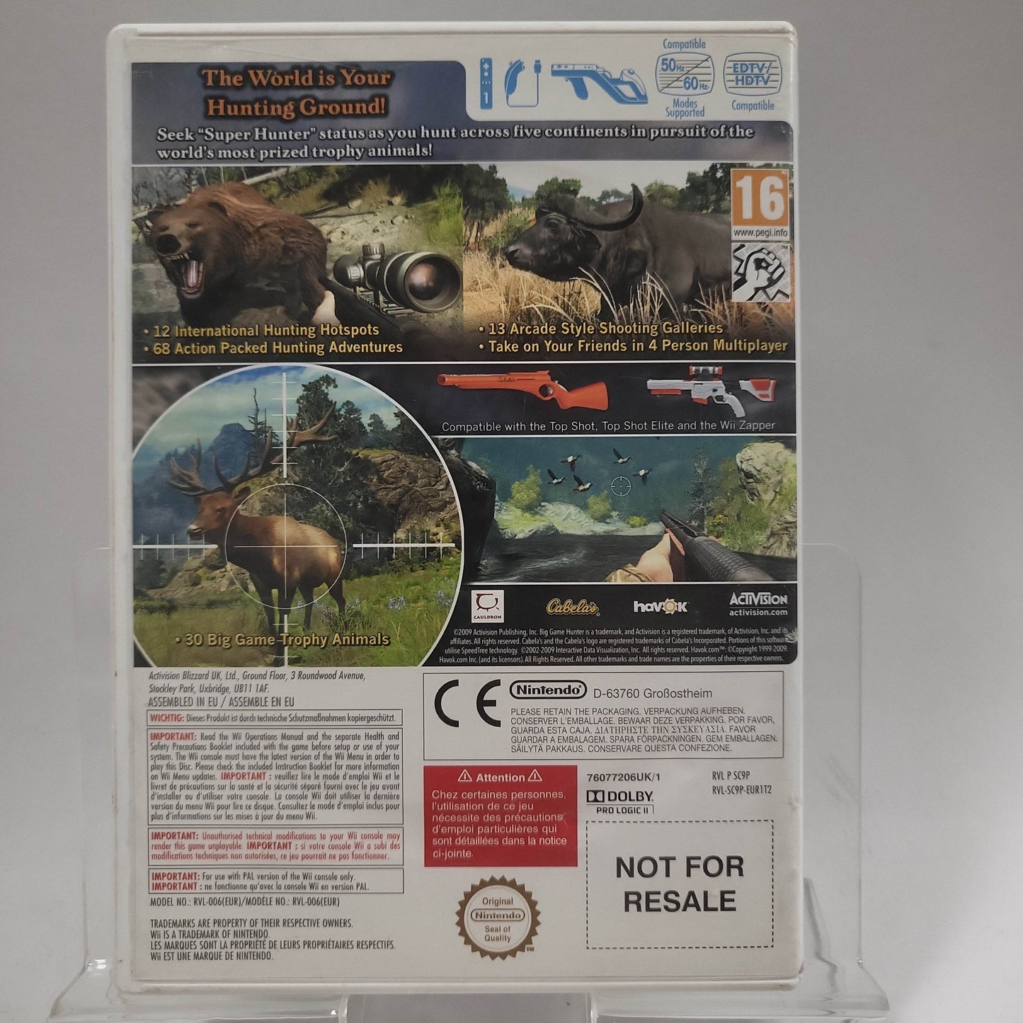 Cabela's Big Game Hunter 2010 Nintendo Wii - Feniks Gameshop