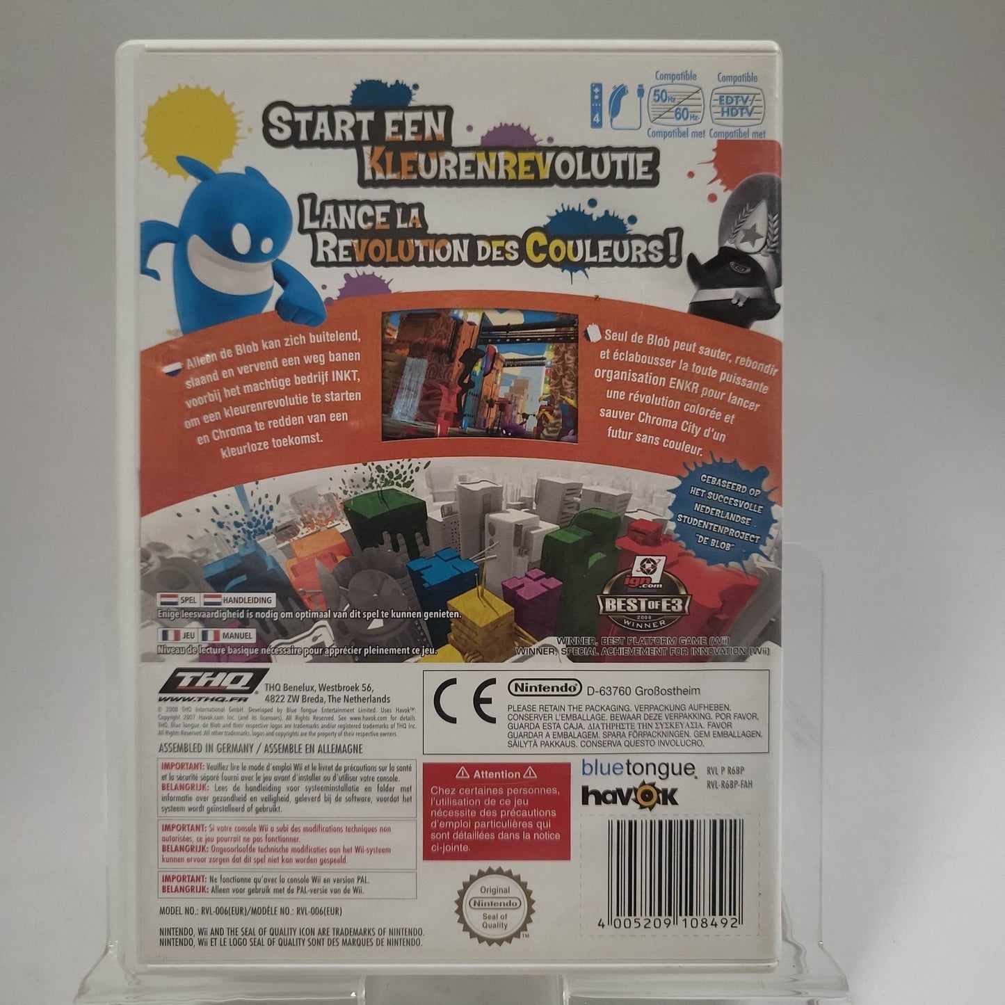 De Blob (No Book) Nintendo Wii - Feniks Gameshop