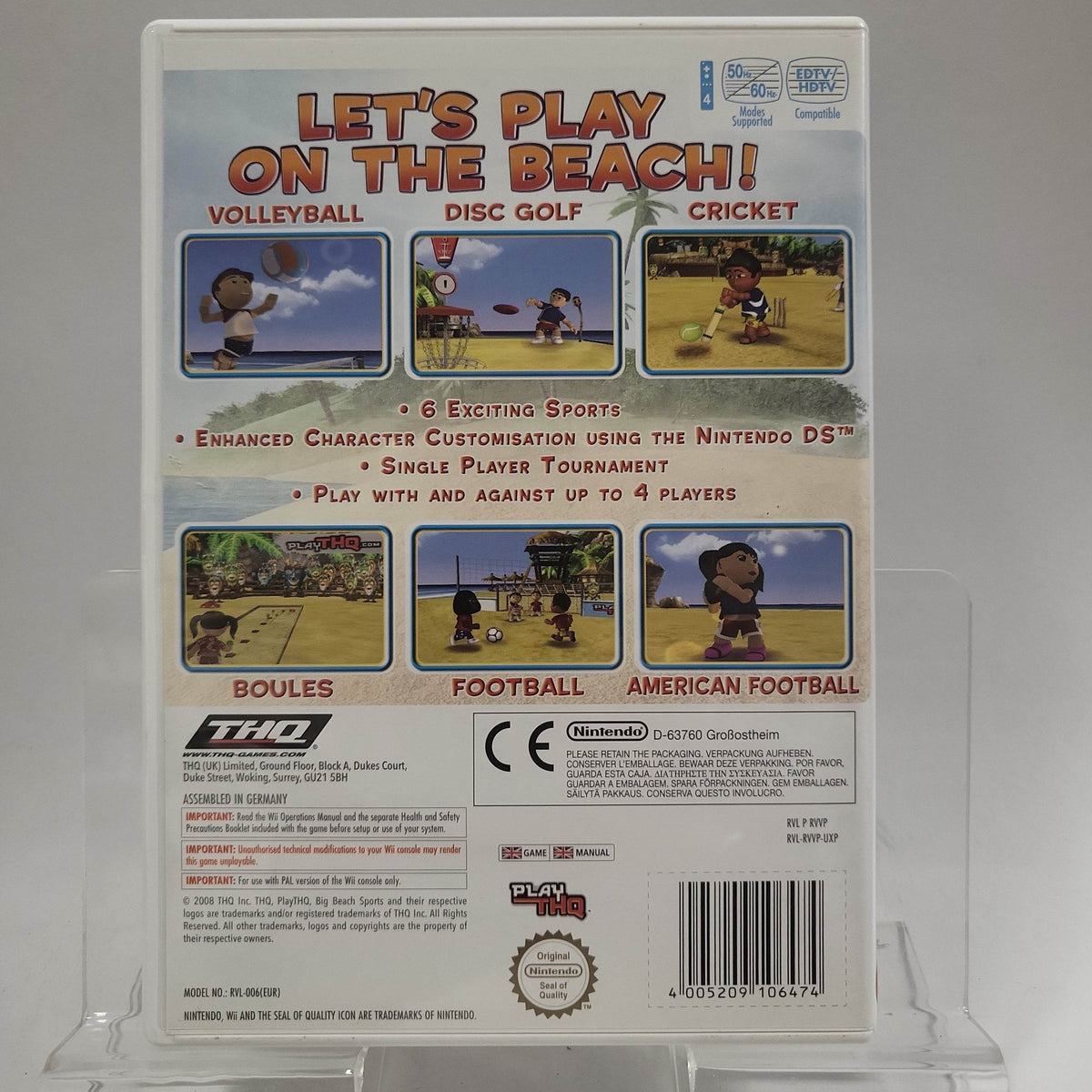 Big Beach Sports (No Book) Nintendo Wii - Feniks Gameshop