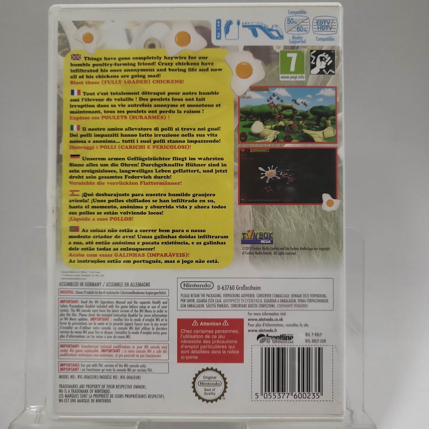 Chicken Blaster Nintendo Wii - Feniks Gameshop