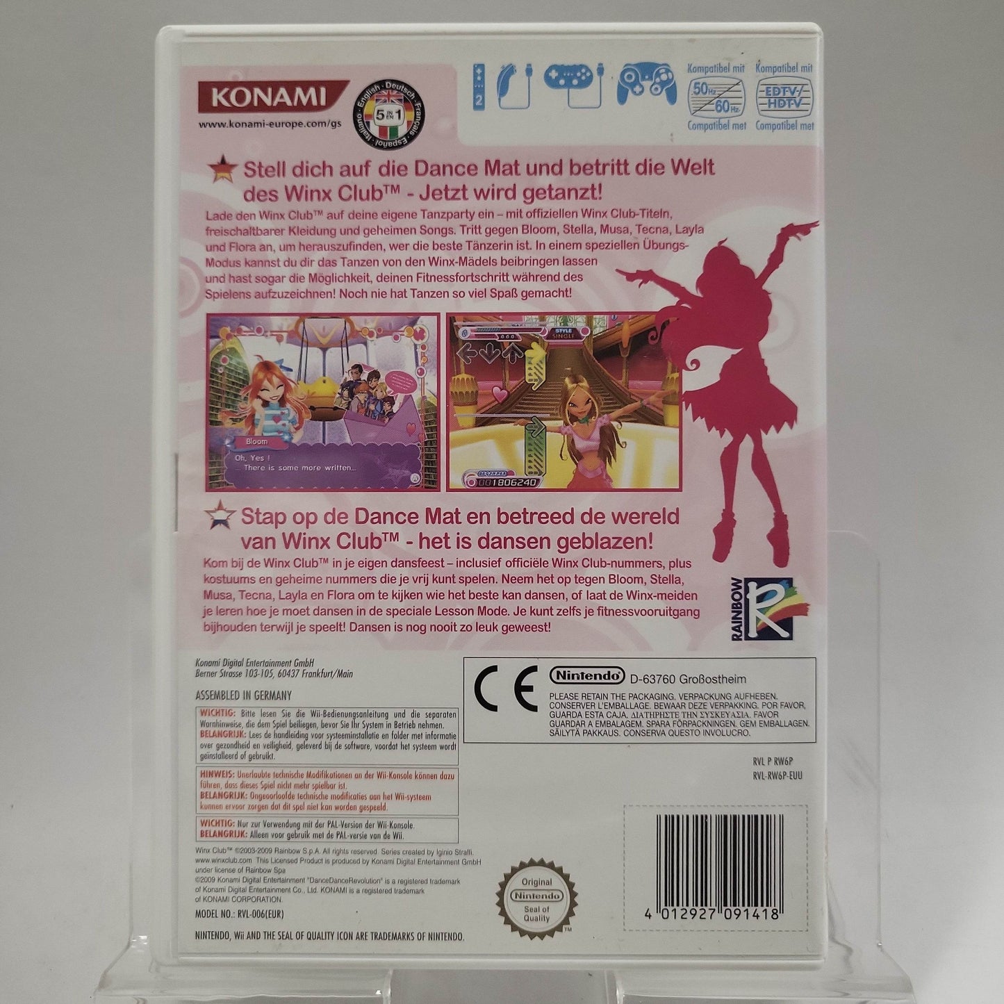 Dance Dance Revolution Winx Club Nintendo Wii - Feniks Gameshop