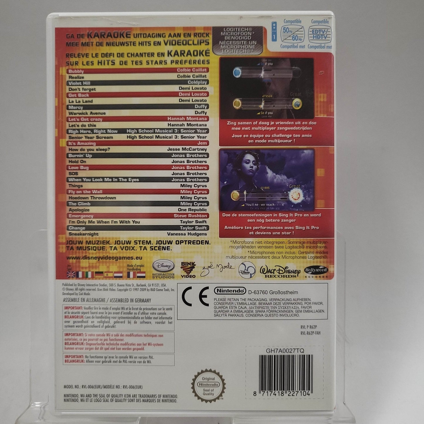 Disney Sing it Pop Hits Nintendo Wii - Feniks Gameshop