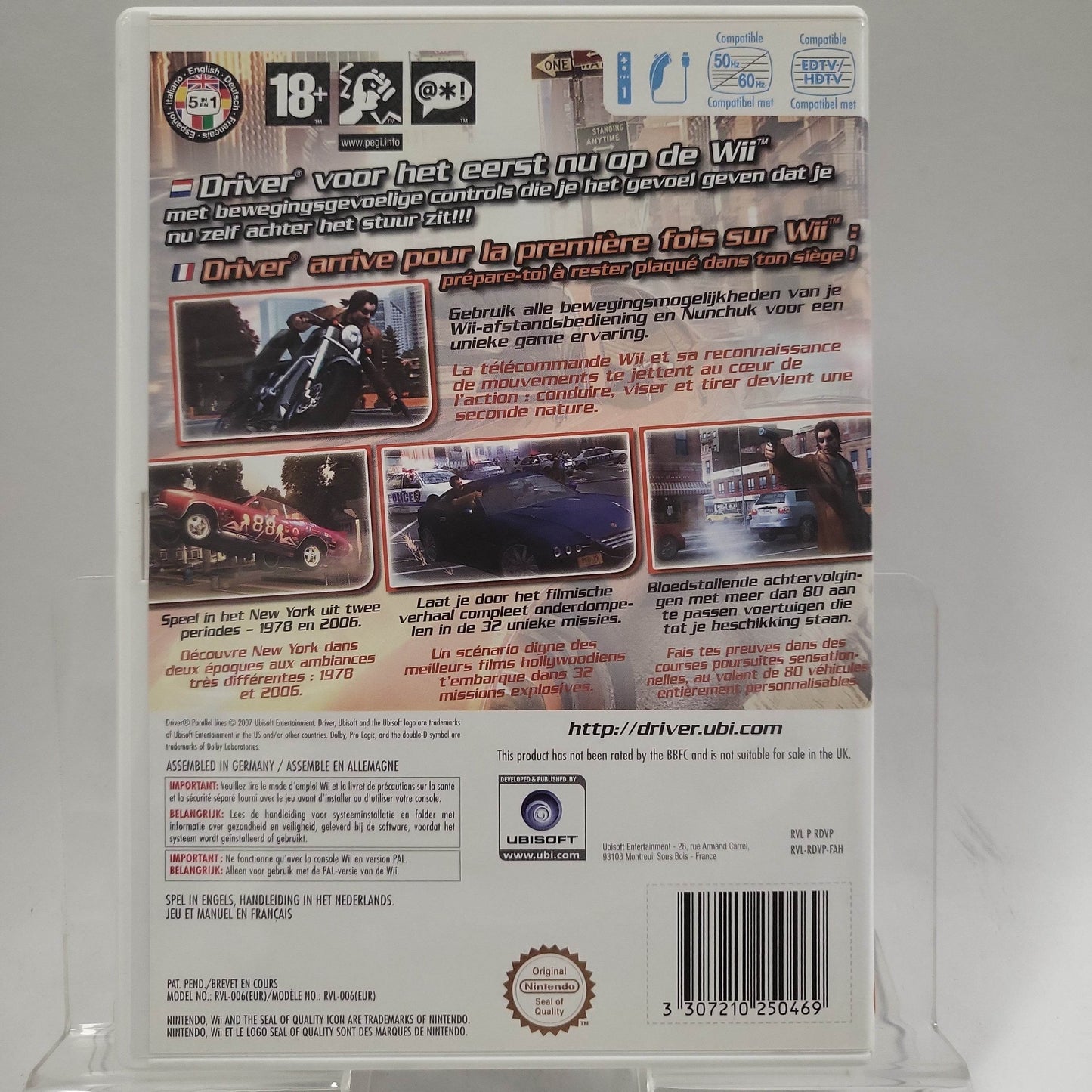 Driver Parallel Lines (No Book) Nintendo Wii - Feniks Gameshop