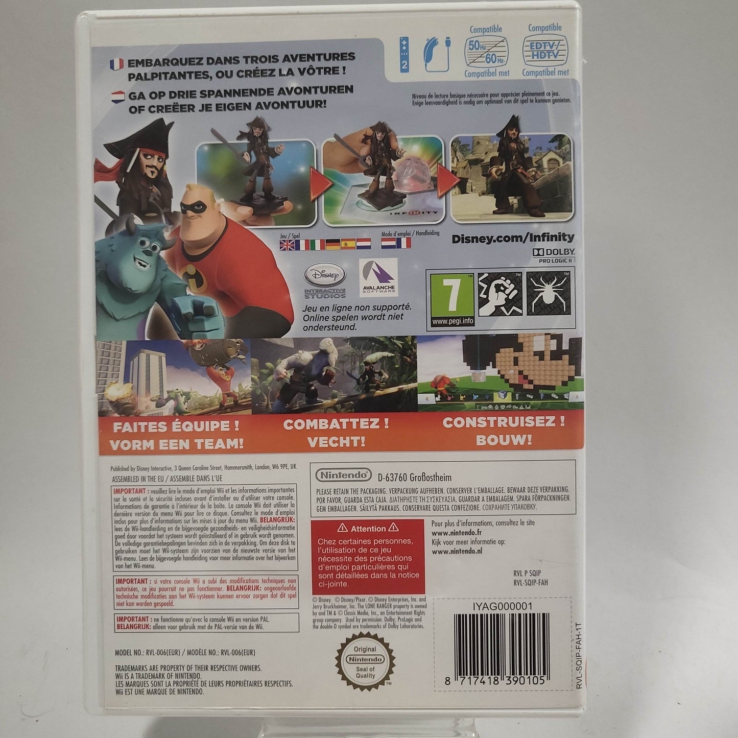Disney Infinity 1.0 (No Book) Nintendo Wii - Feniks Gameshop