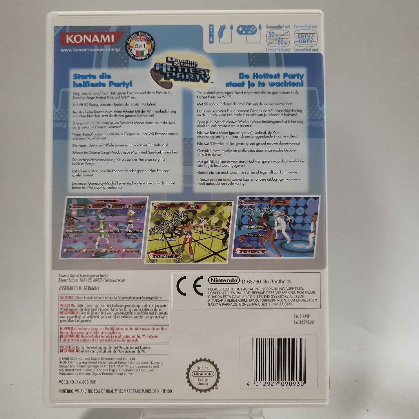 Dancing Stage Hottest Party (No Book) Nintendo Wii - Feniks Gameshop