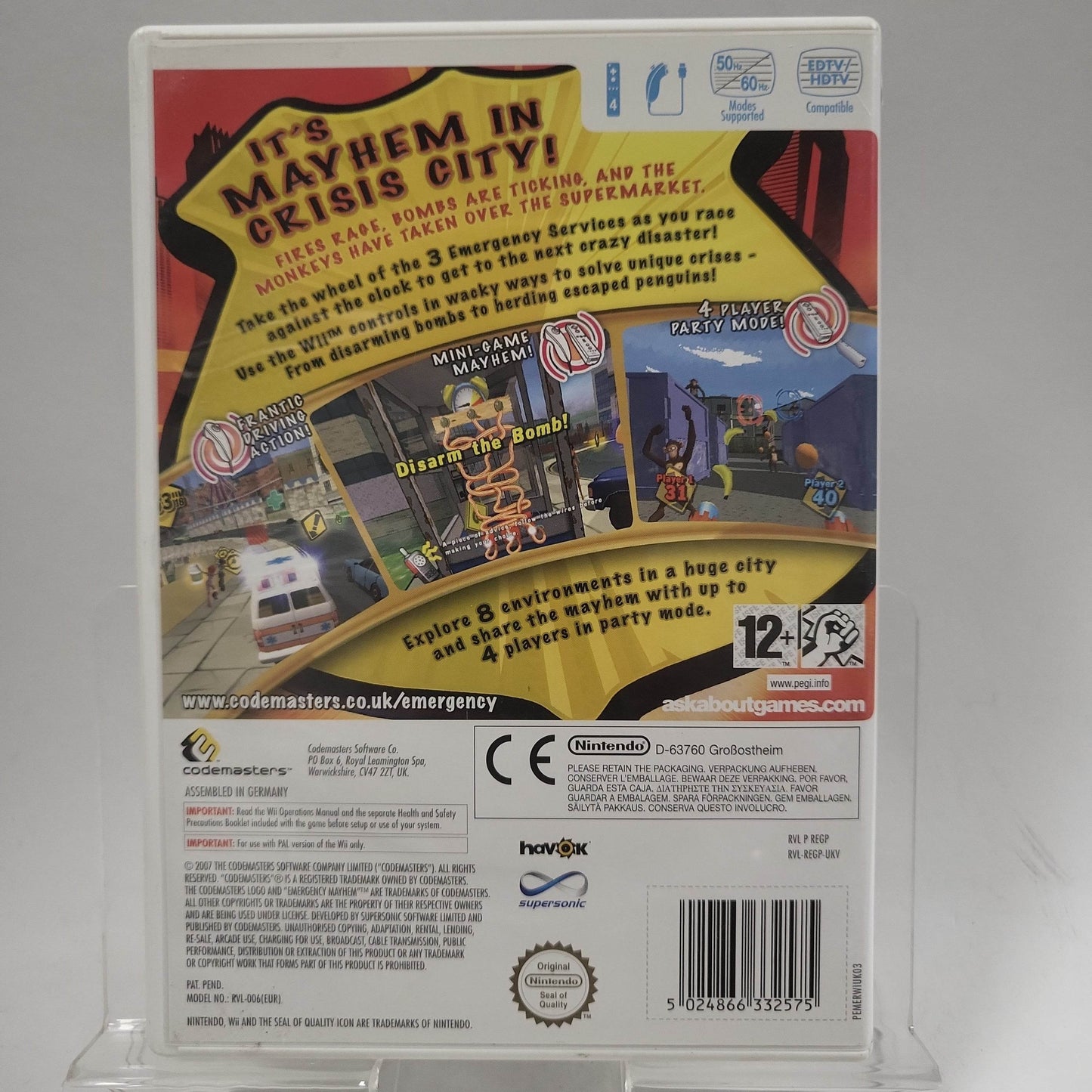 Emergency Mayhem Nintendo Wii - Feniks Gameshop