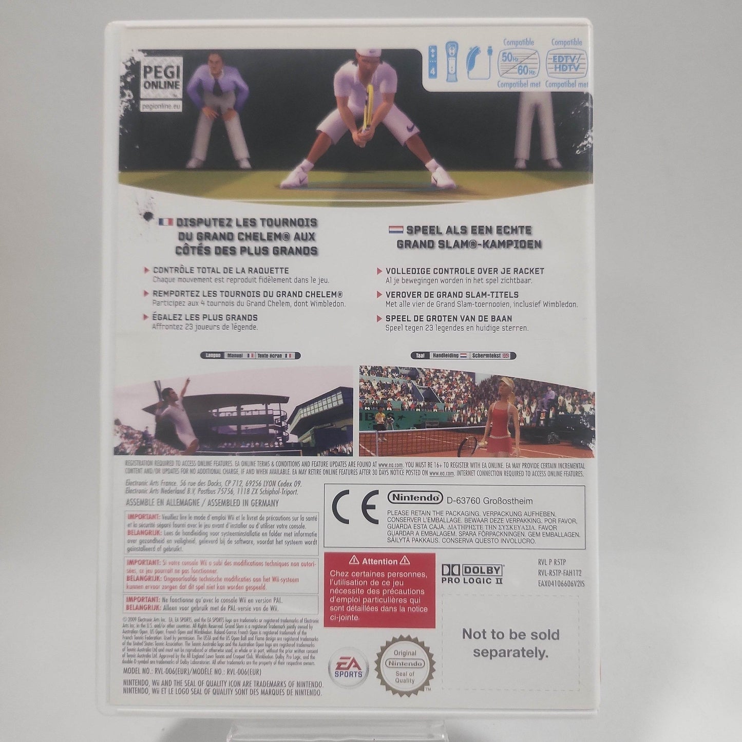 Grand Slam Tennis (No Book) Nintendo Wii - Feniks Gameshop