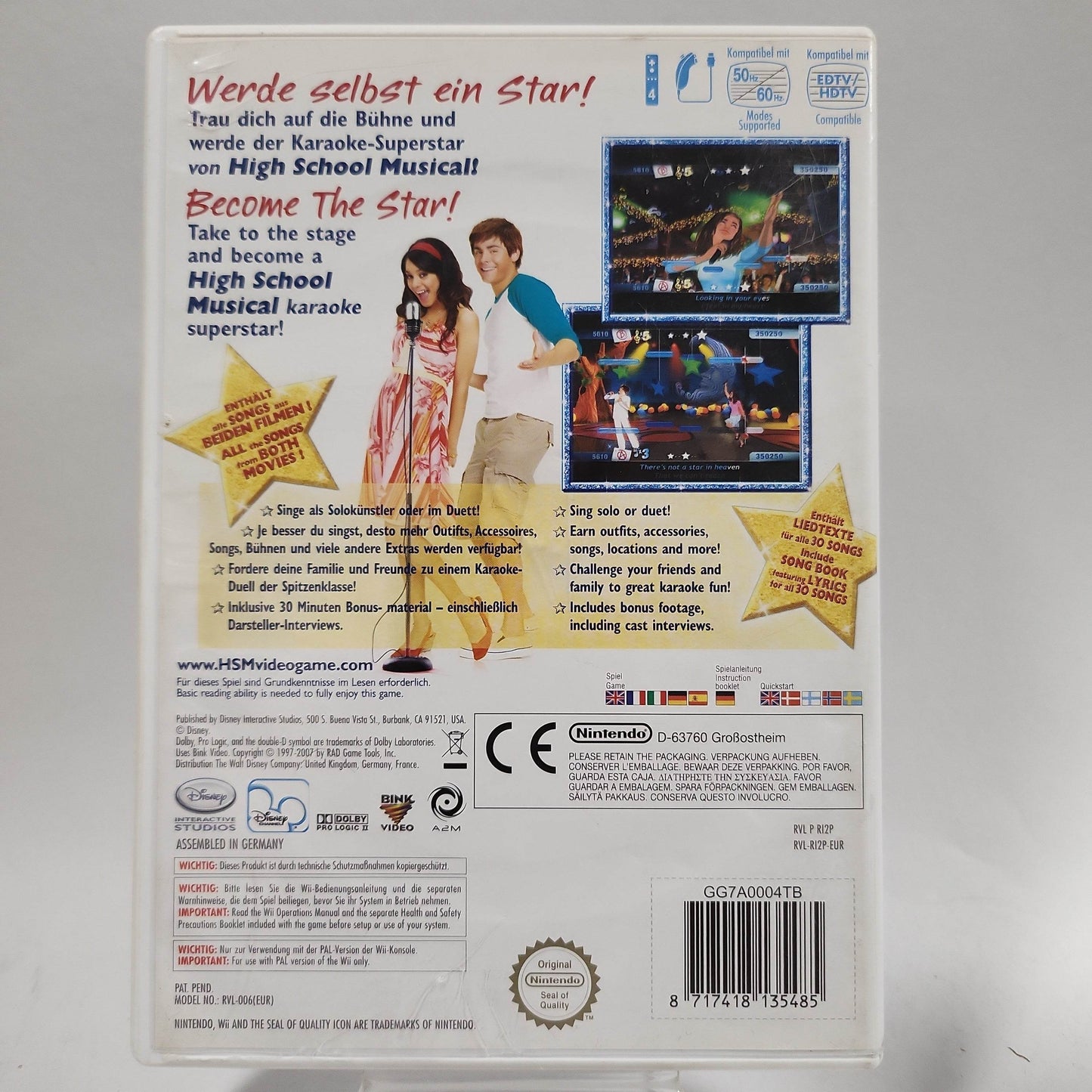 High School Musical Sing it Nintendo Wii - Feniks Gameshop