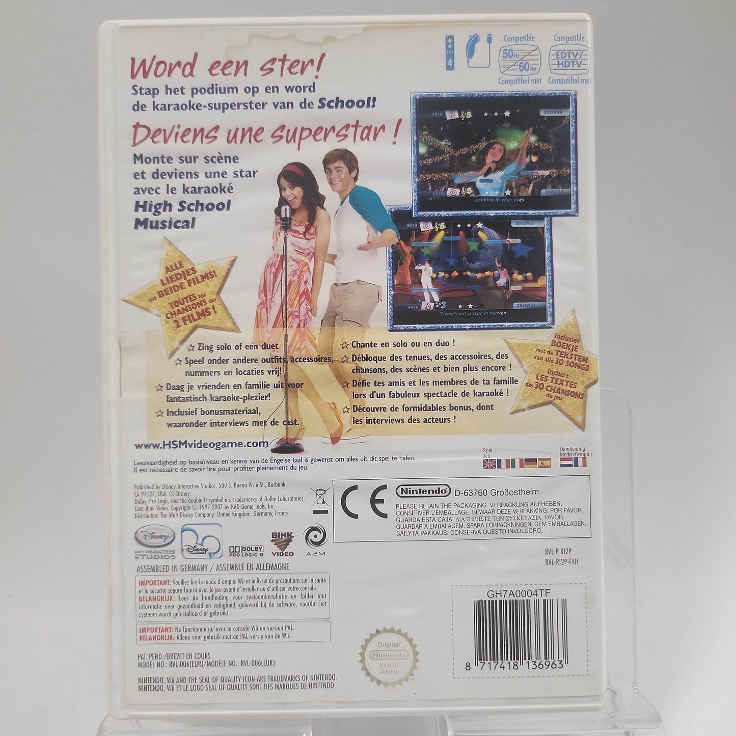 High School Musical Sing it Nintendo Wii - Feniks Gameshop