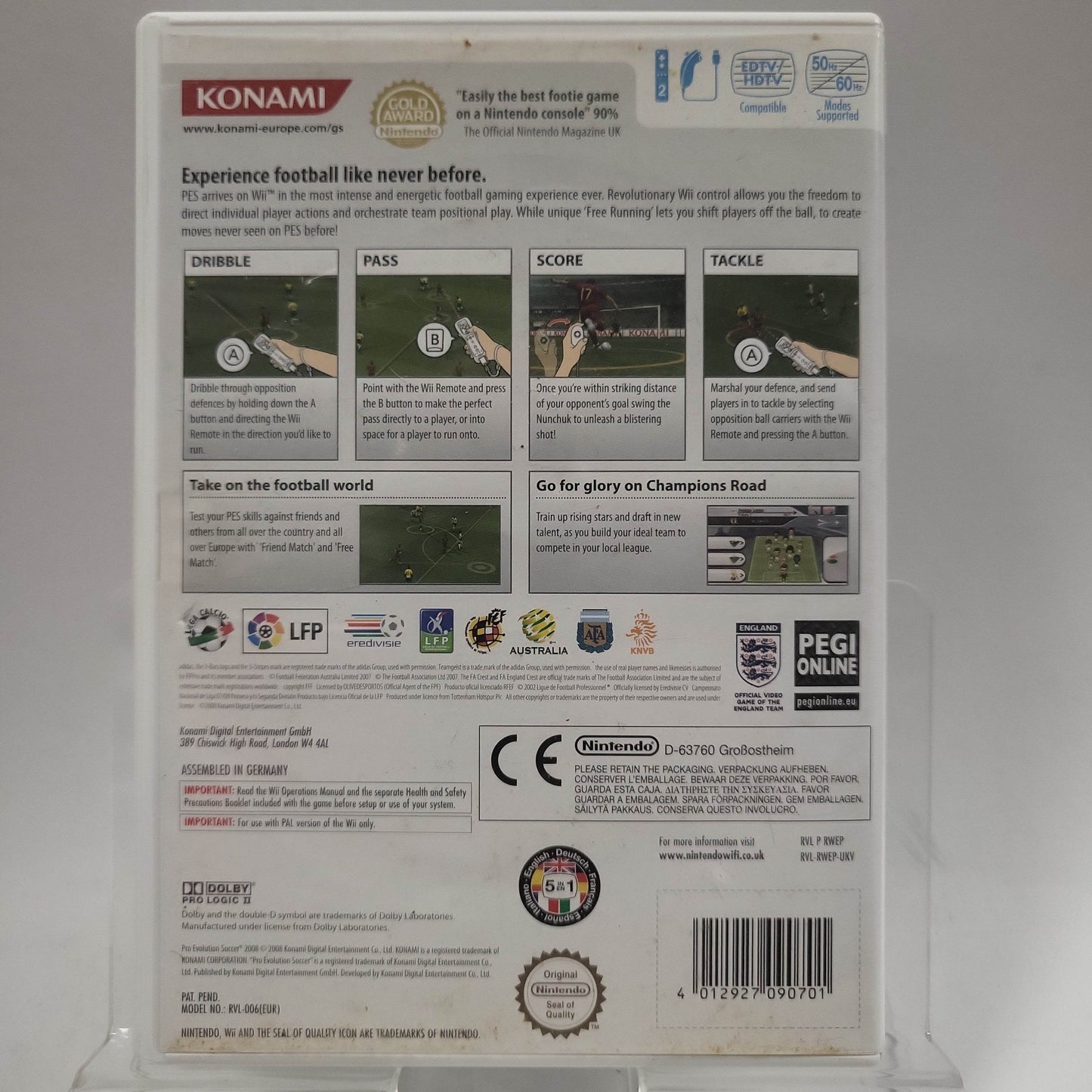 Pro Evolution Soccer 2008 Nintendo Wii - Feniks Gameshop