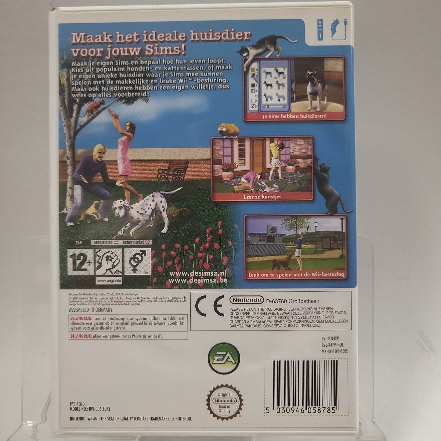 Sims 2 Huisdieren (No Book) Nintendo Wii - Feniks Gameshop