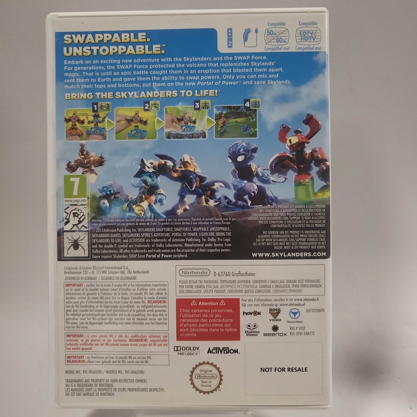 Skylanders Swap Force (No Book) Nintendo Wii - Feniks Gameshop