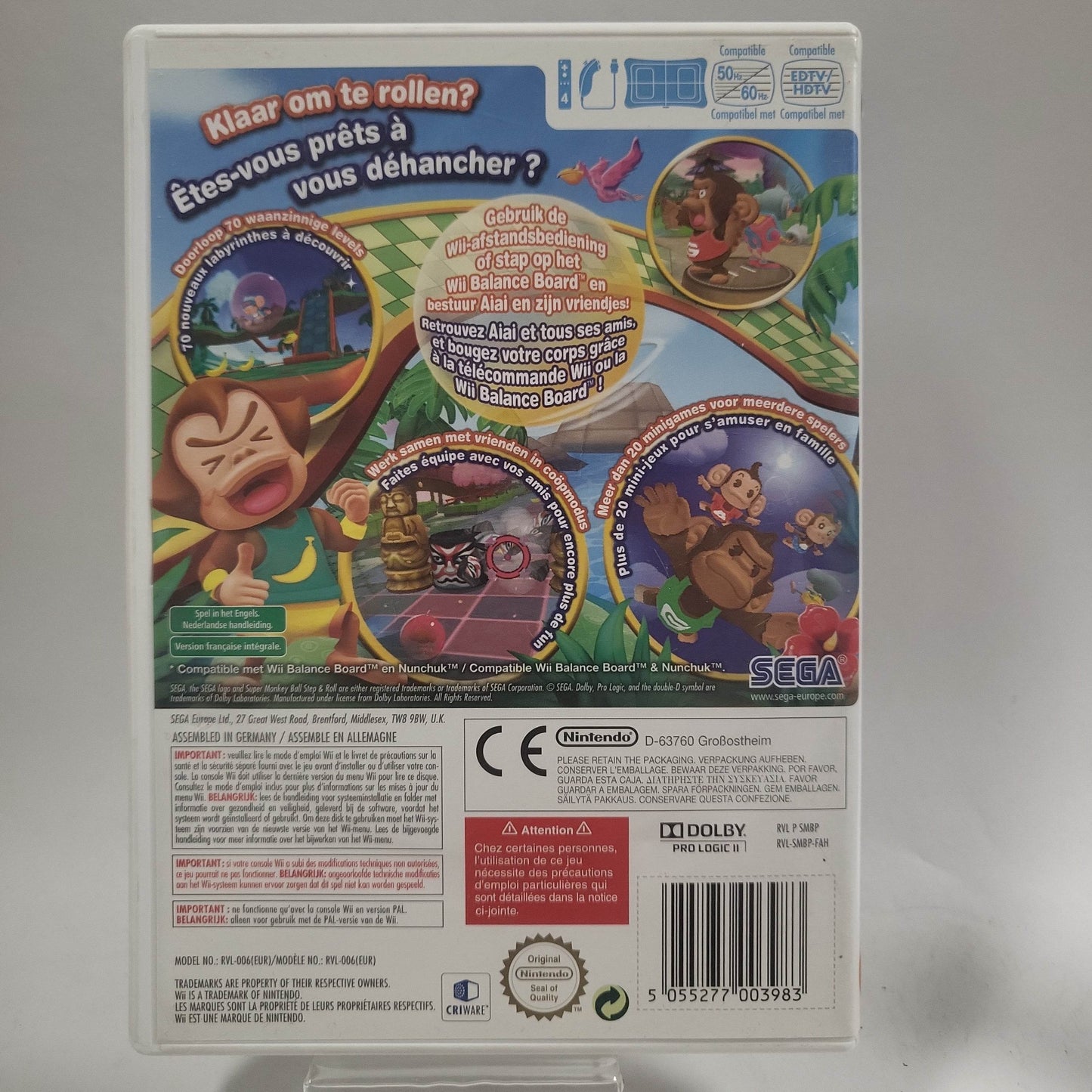 Super Monkey Ball Step & Roll (No Book) Nintendo Wii - Feniks Gameshop