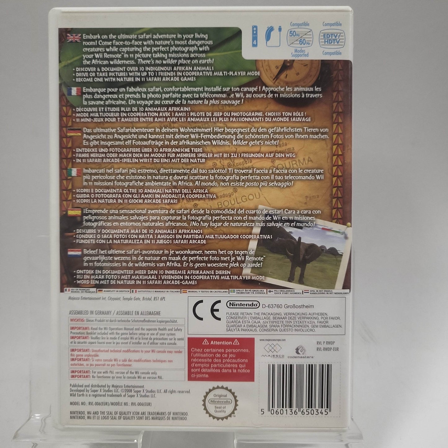 Wild Earth African Safari Nintendo Wii - Feniks Gameshop