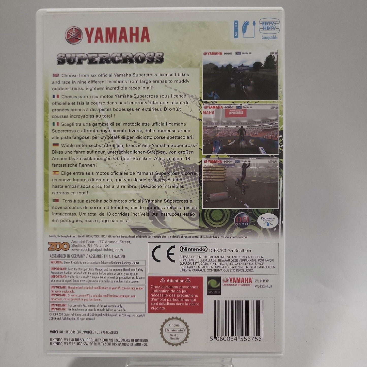 Yamaha Supercross (No Book) Nintendo Wii - Feniks Gameshop