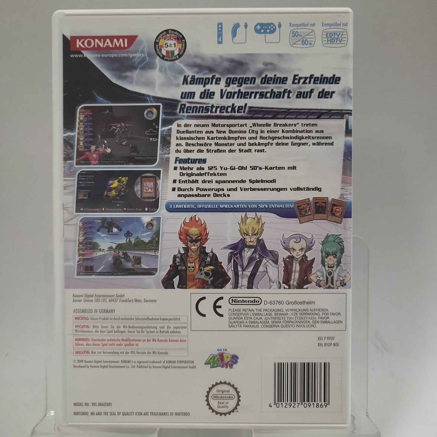 Yu-Gi-Oh 50's Wheelie Breakers Nintendo Wii - Feniks Gameshop