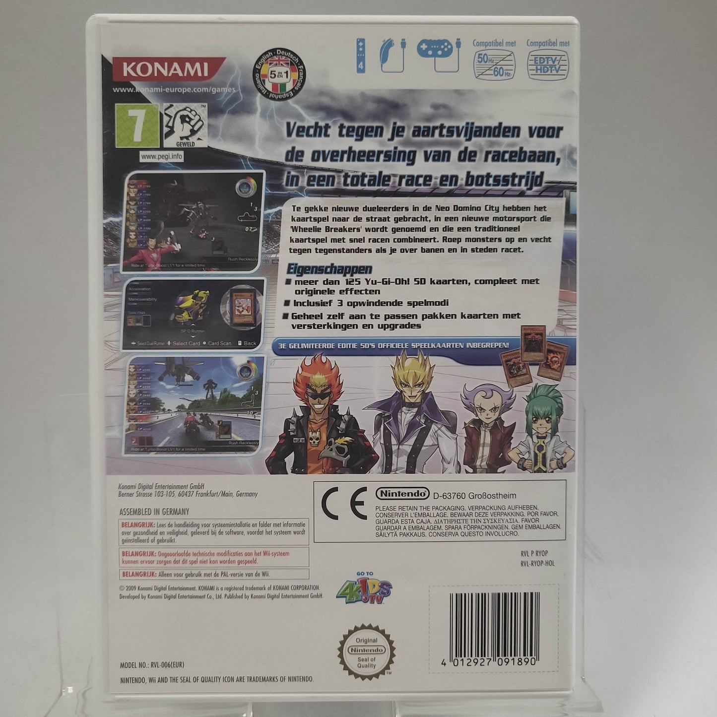 Yu-Gi-Oh 50's Wheelie Breakers Nintendo Wii - Feniks Gameshop