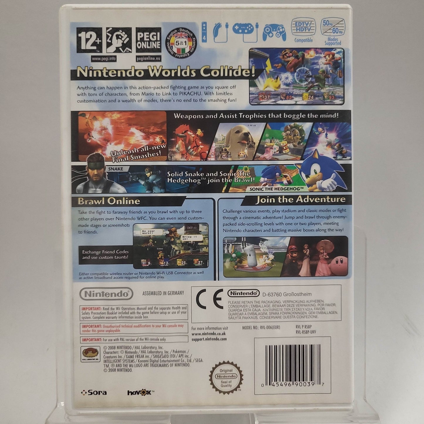 Super Smash Bros Brawl Nintendo Wii - Feniks Gameshop