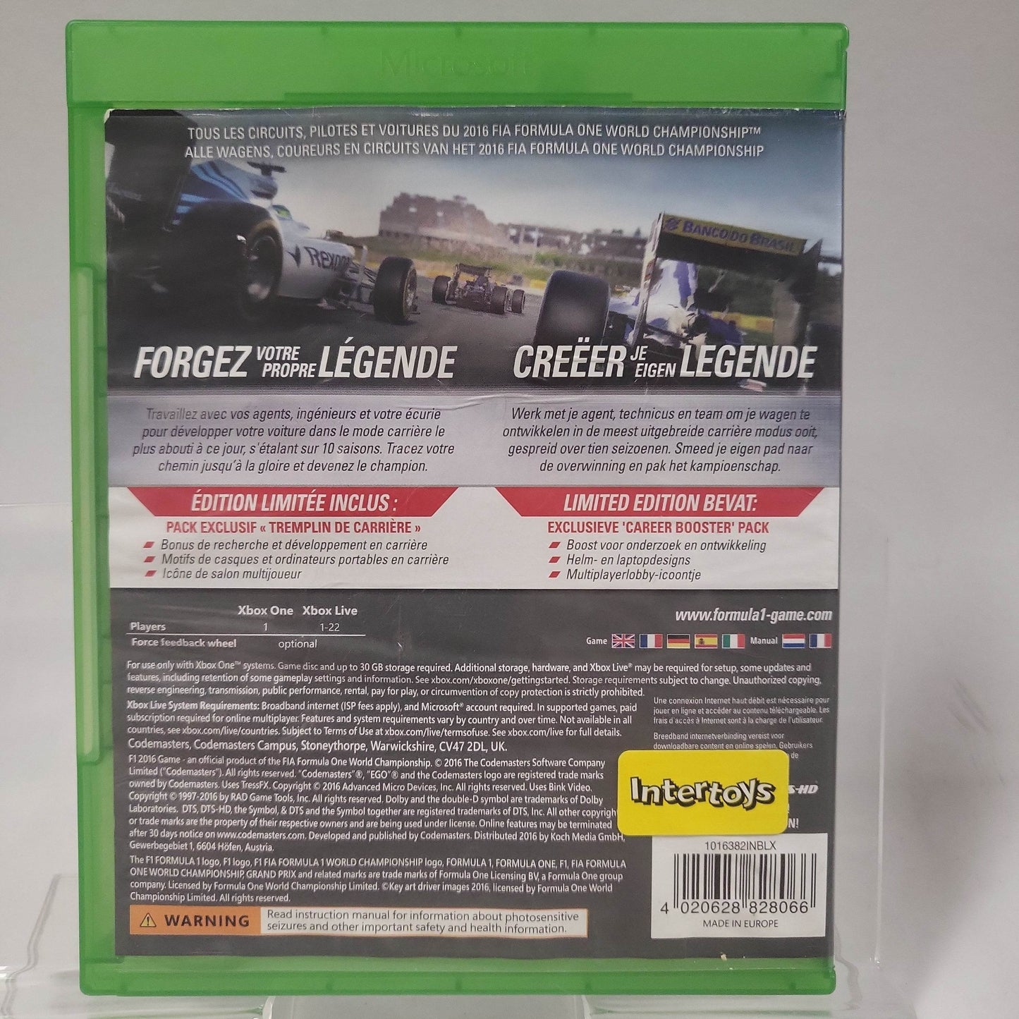 F1 2016 Limited Edition Xbox One - Feniks Gameshop