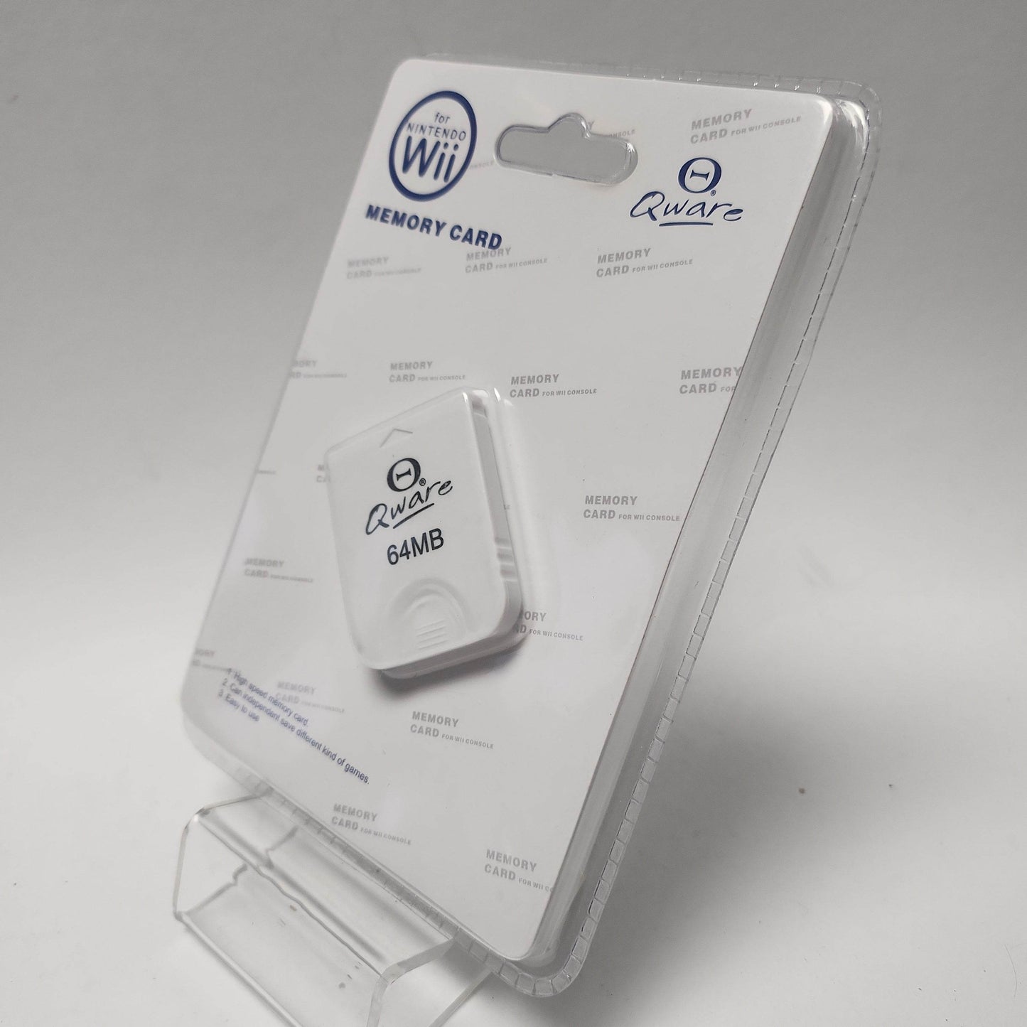 Qware 64mb Memorycard geseald Nintendo Wii - Feniks Gameshop