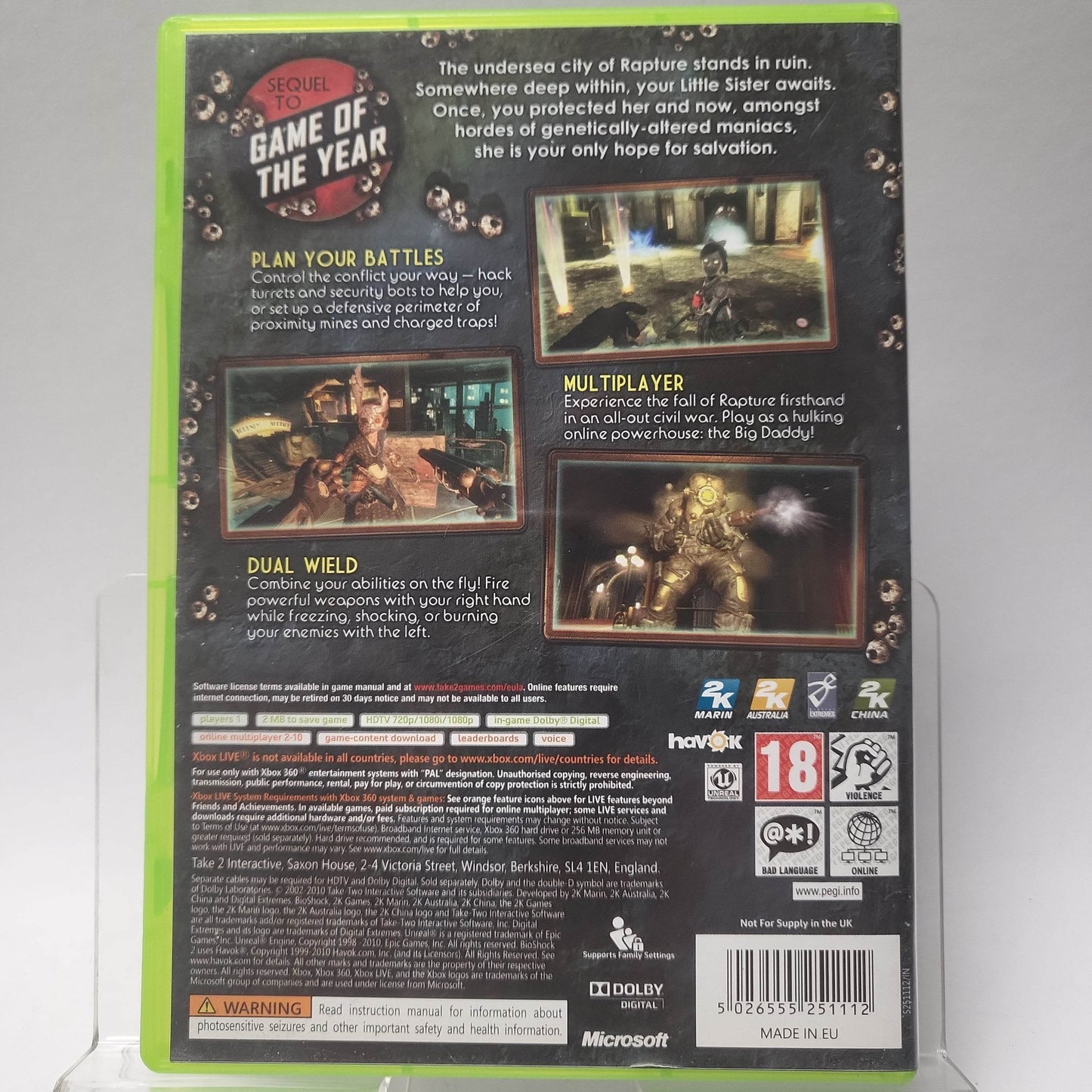 Bioshock 2 Xbox 360 - Feniks Gameshop