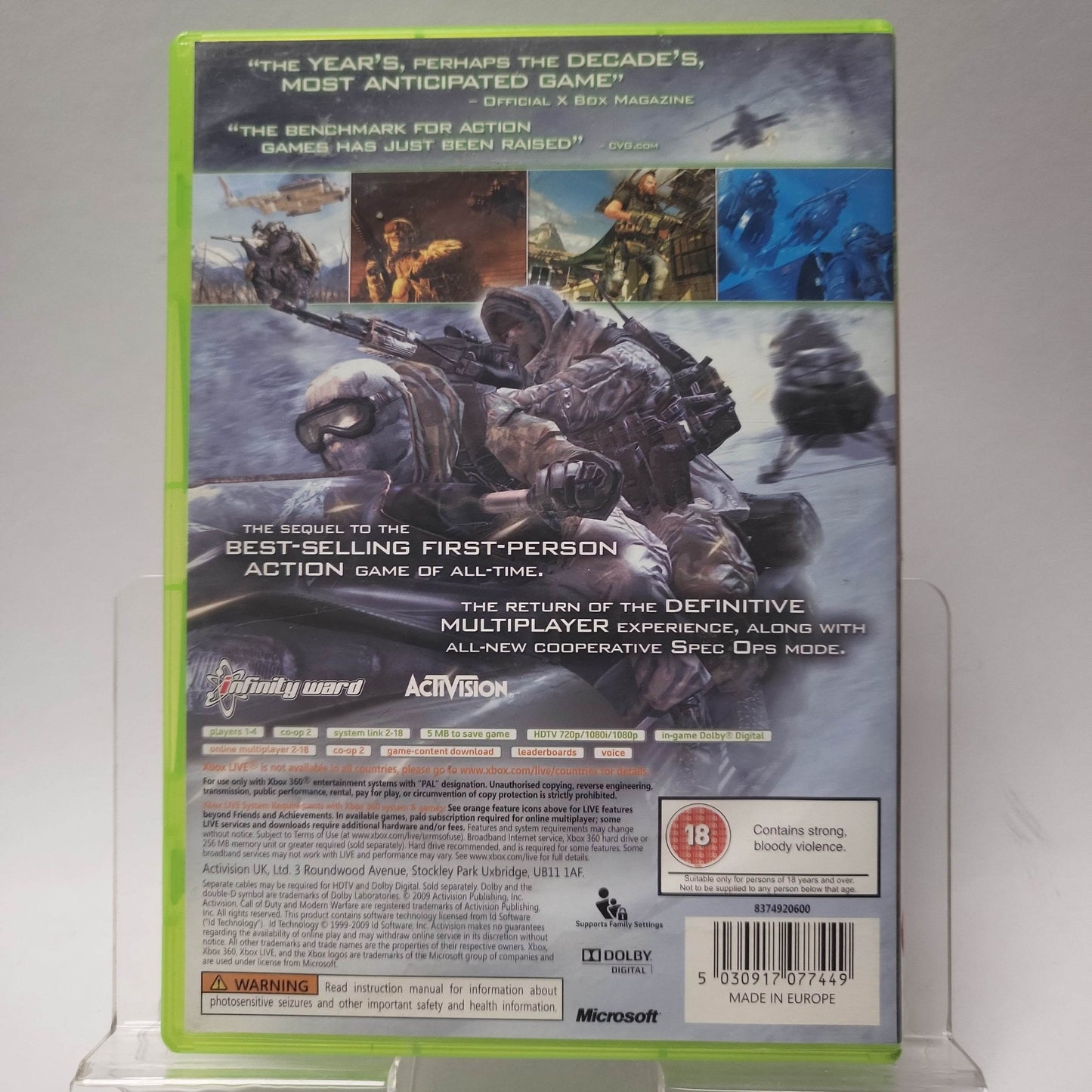 Call Of Duty Modern Warfare 2 American Edition Xbox 360 - Feniks Gameshop