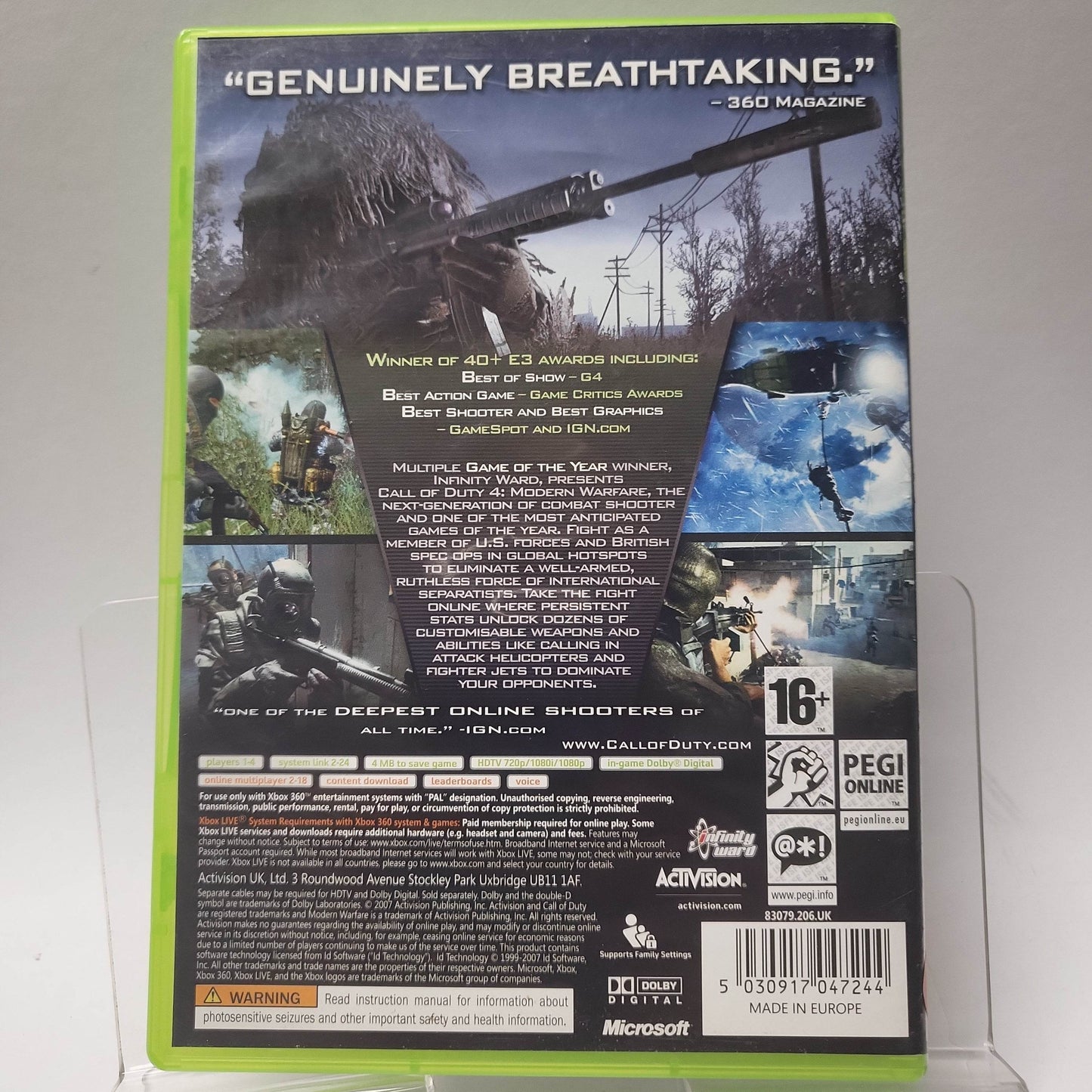 Call of Duty Modern Warfare 4 (No Book) Xbox 360 - Feniks Gameshop