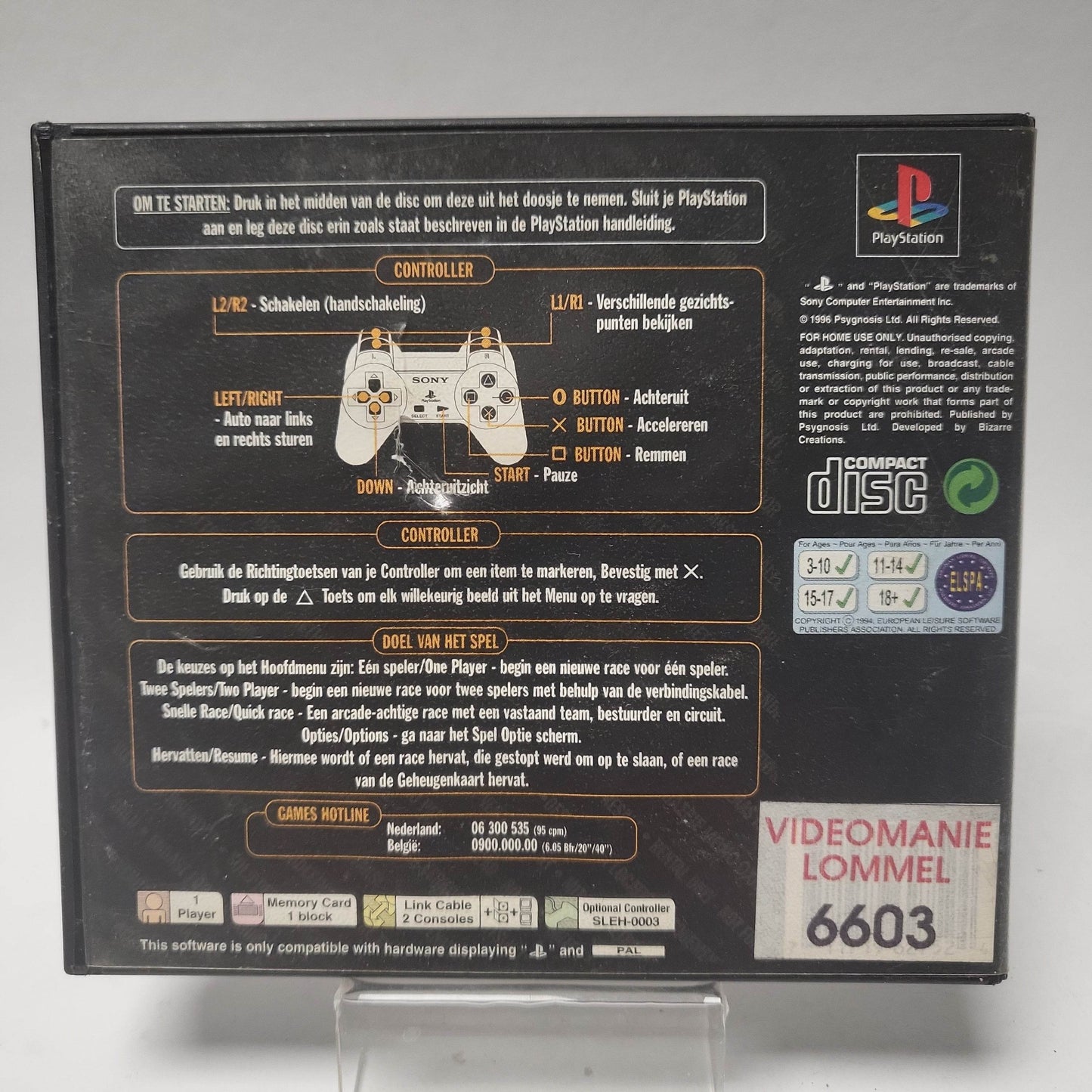 Formula 1 Demo Disc Playstation 1 - Feniks Gameshop