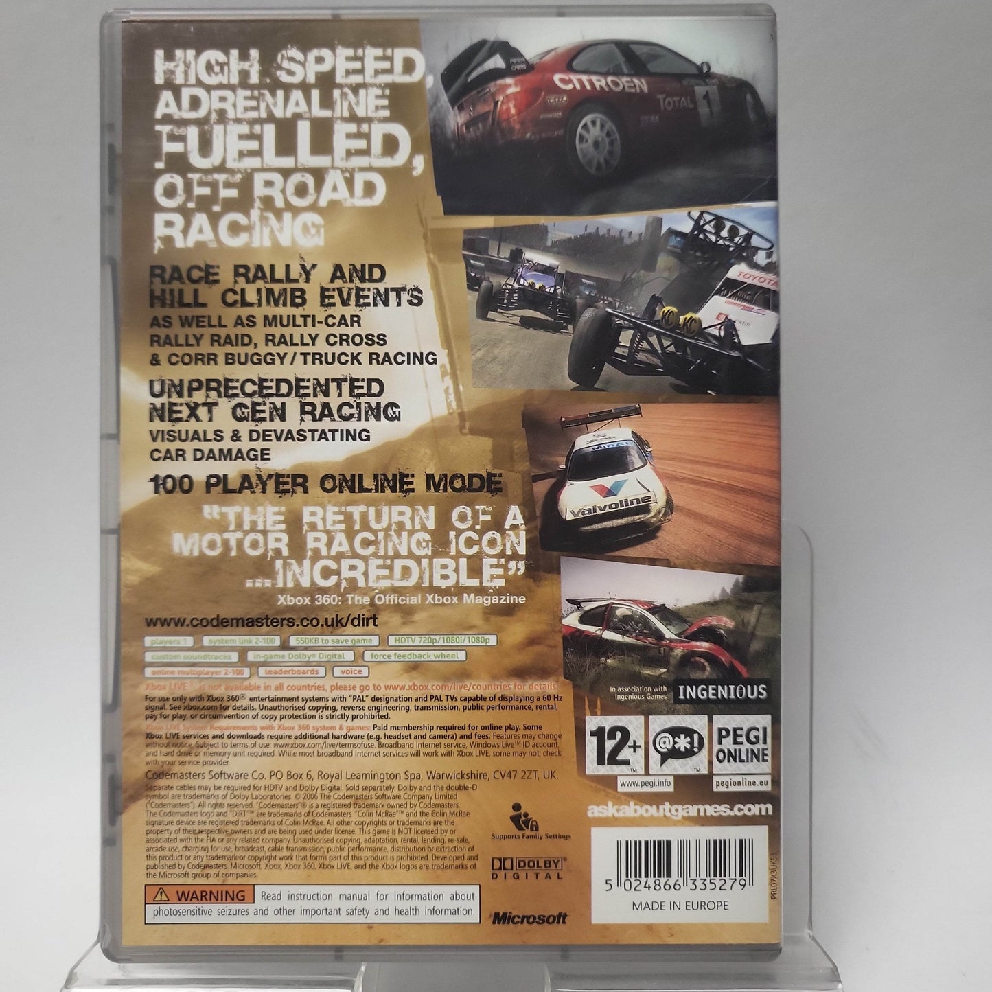 Colin McRae Dirt Classics Xbox 360 - Feniks Gameshop
