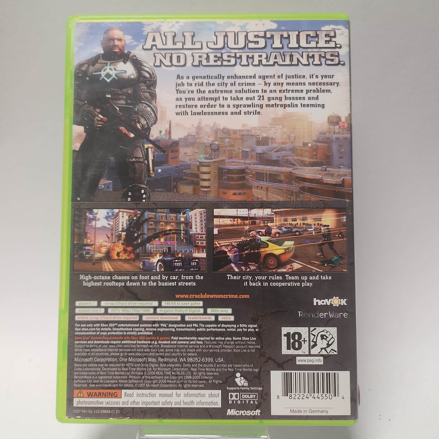 Crackdown (No Book) Xbox 360 - Feniks Gameshop