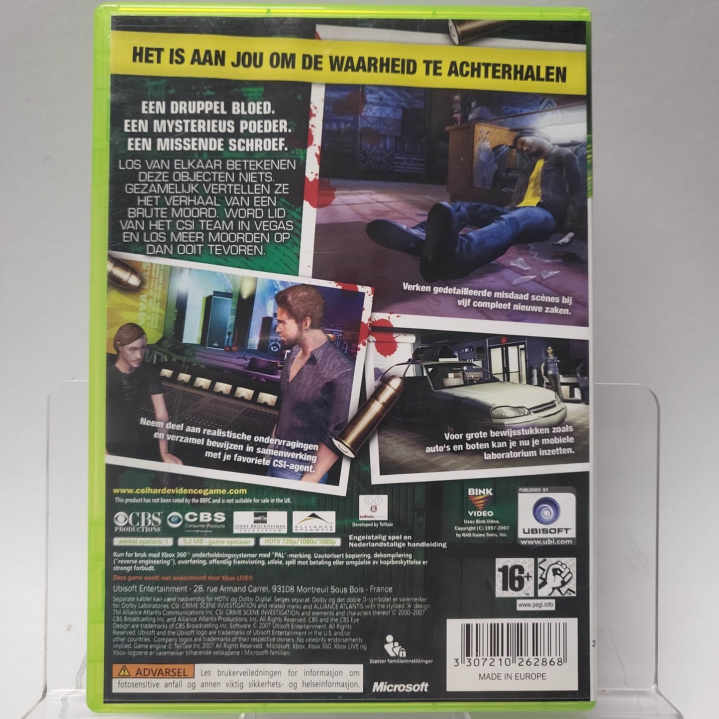 CSI: Crime Scene Investigation Hard Evidence Xbox 360 - Feniks Gameshop