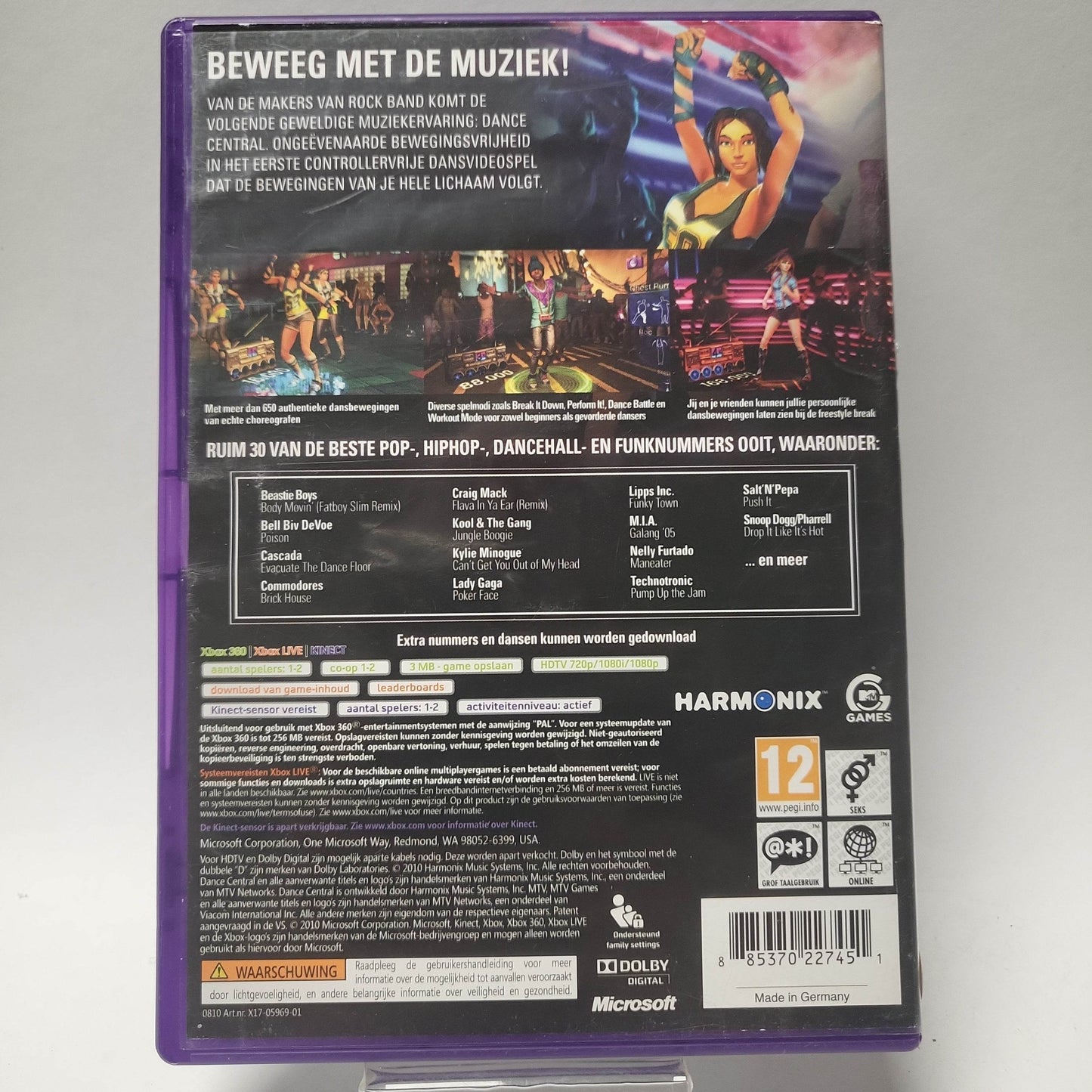 Dance Central (No Book) Xbox 360 - Feniks Gameshop