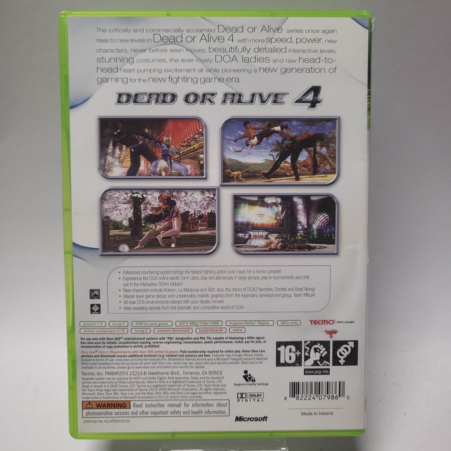 Dead or Alive 4 (No Book) Xbox 360 - Feniks Gameshop