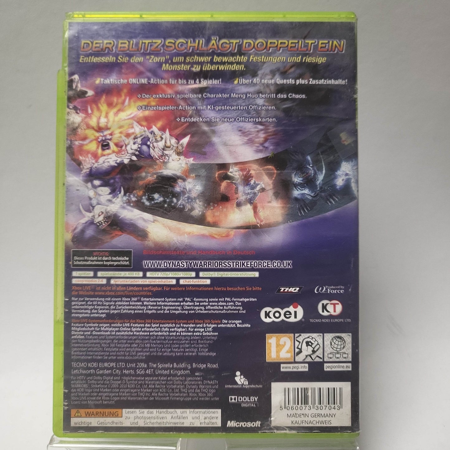 Dynasty Warriors Strikeforce Xbox 360 - Feniks Gameshop