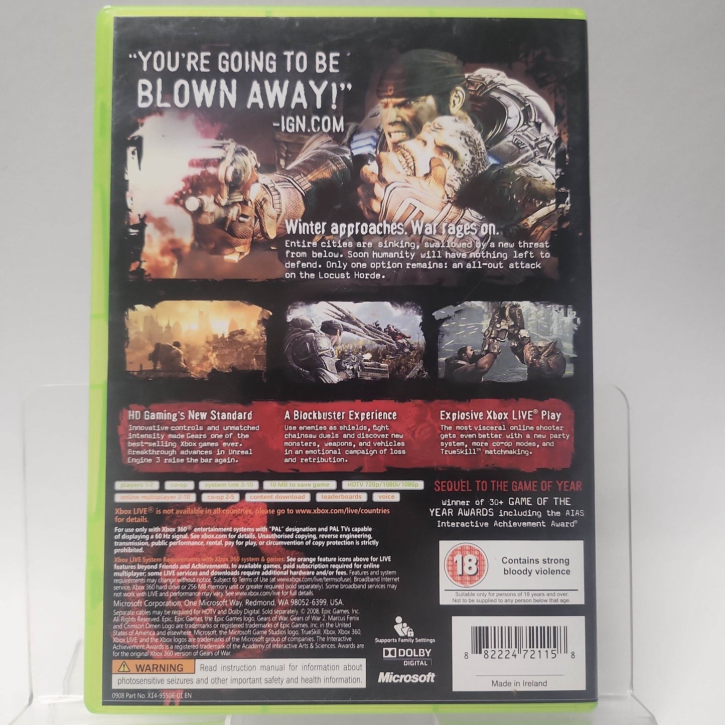 Gears of War 2 (No Book) Xbox 360 - Feniks Gameshop