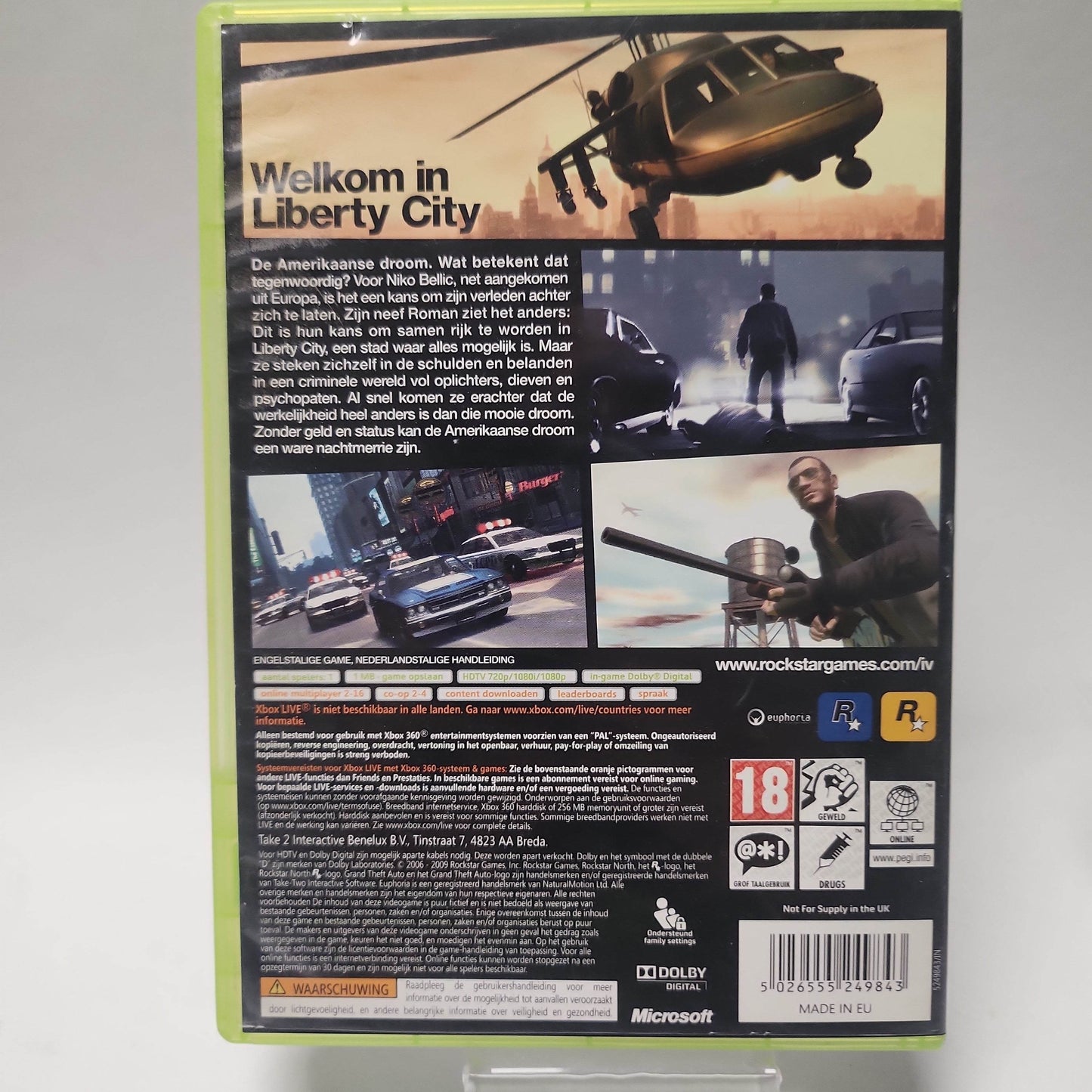 Grand Theft Auto IV Best Sellers Classics (No Book) Xbox 360 - Feniks Gameshop