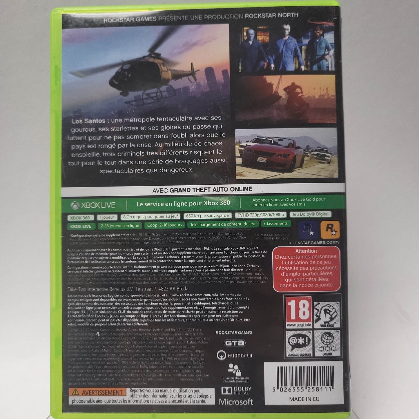 Grand Theft Auto V Xbox 360 - Feniks Gameshop