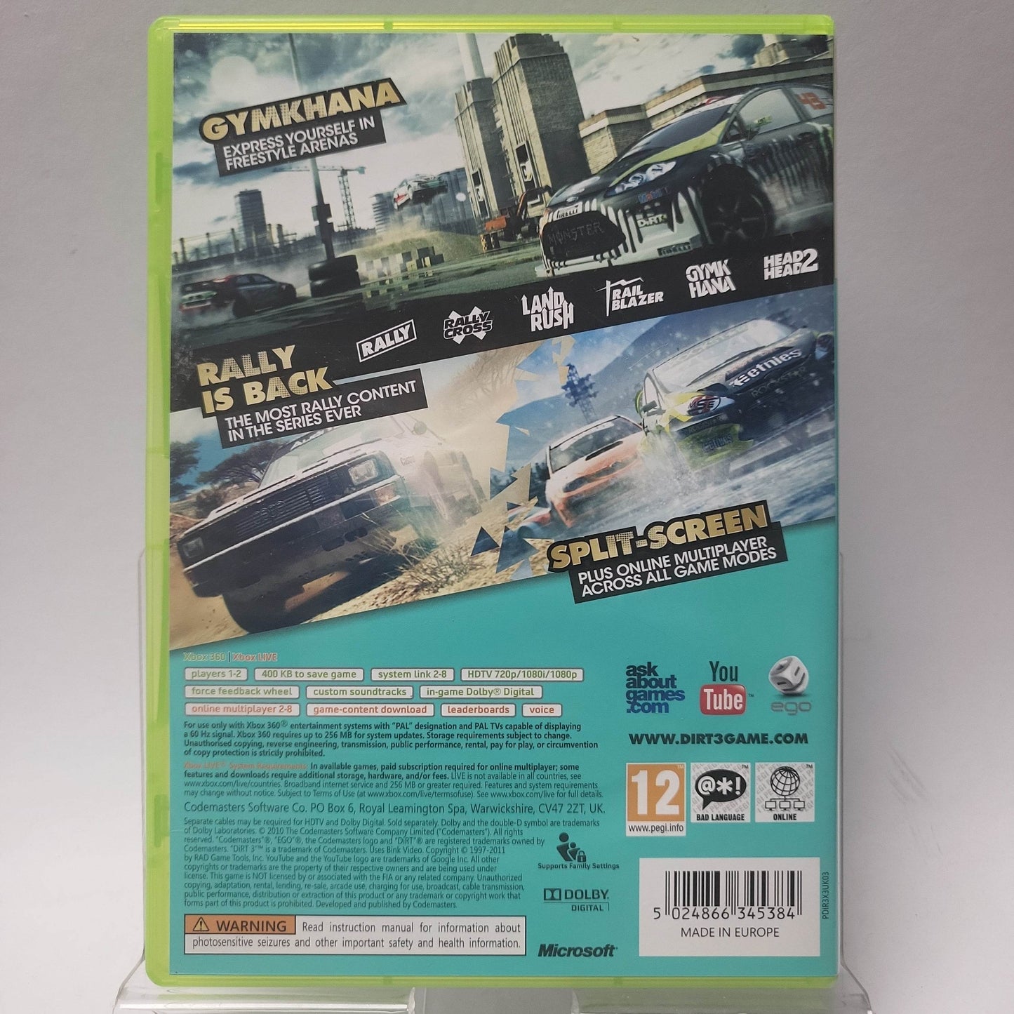 Dirt 3 Xbox 360 - Feniks Gameshop