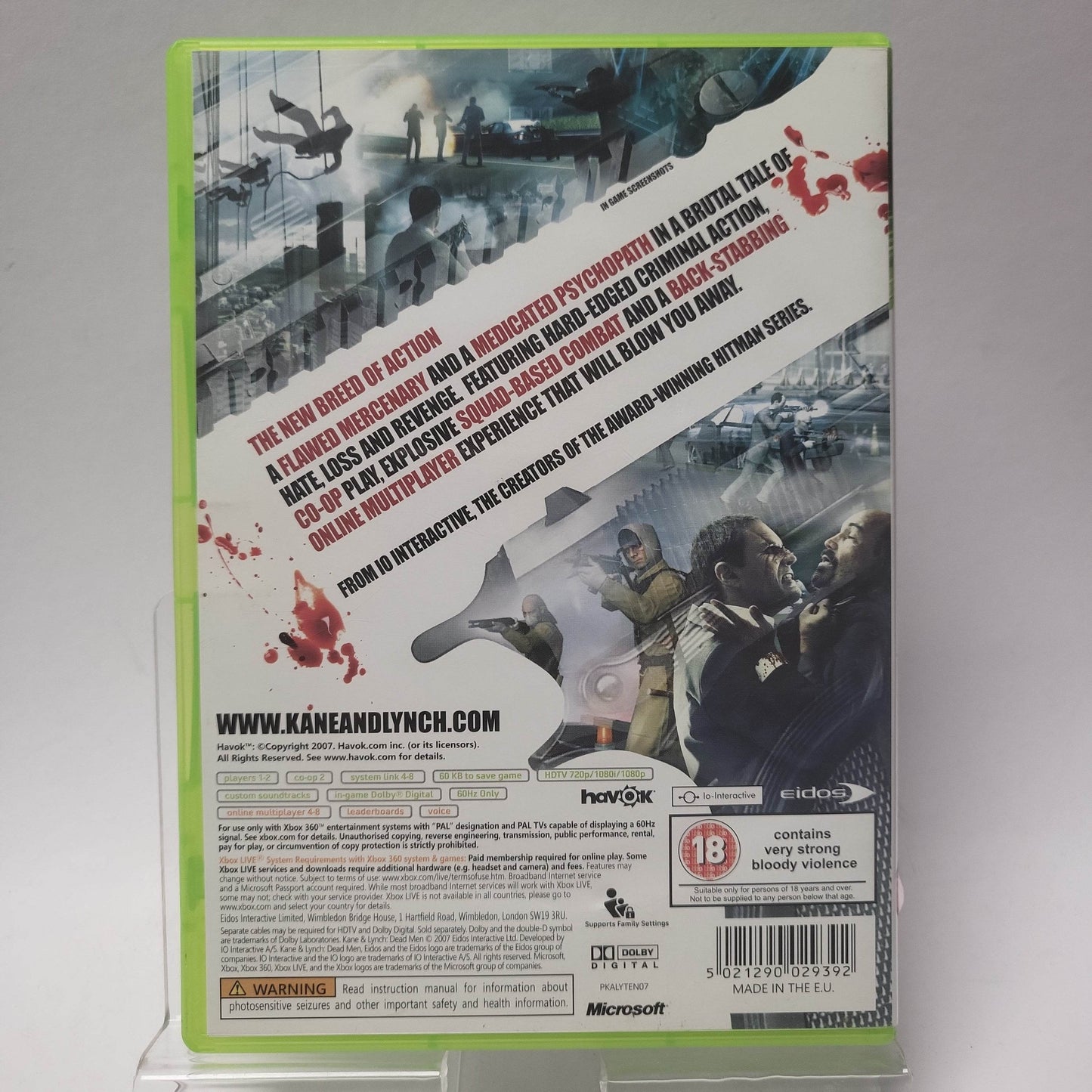 Kane & Lynch Dead Men Xbox 360 - Feniks Gameshop