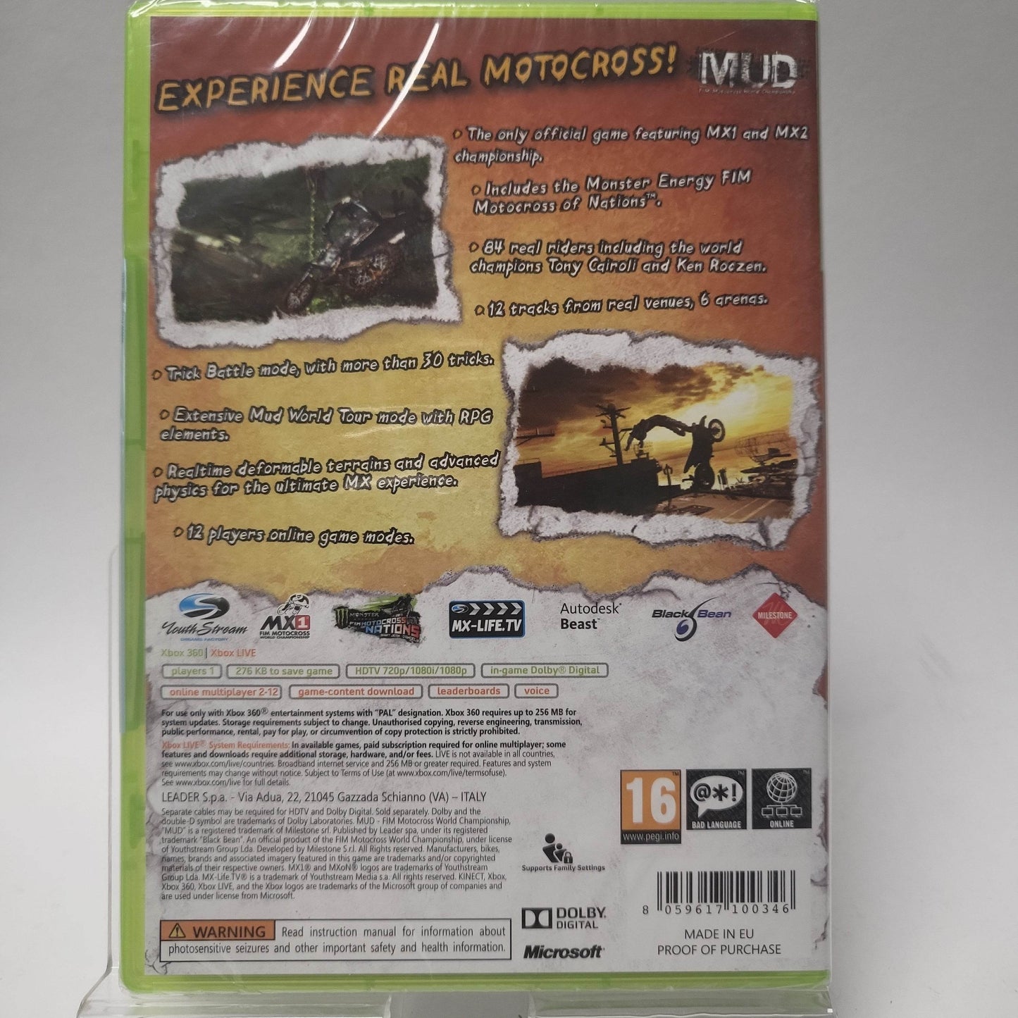 MUD Fim Motocross World Championship geseald Xbox 360 - Feniks Gameshop