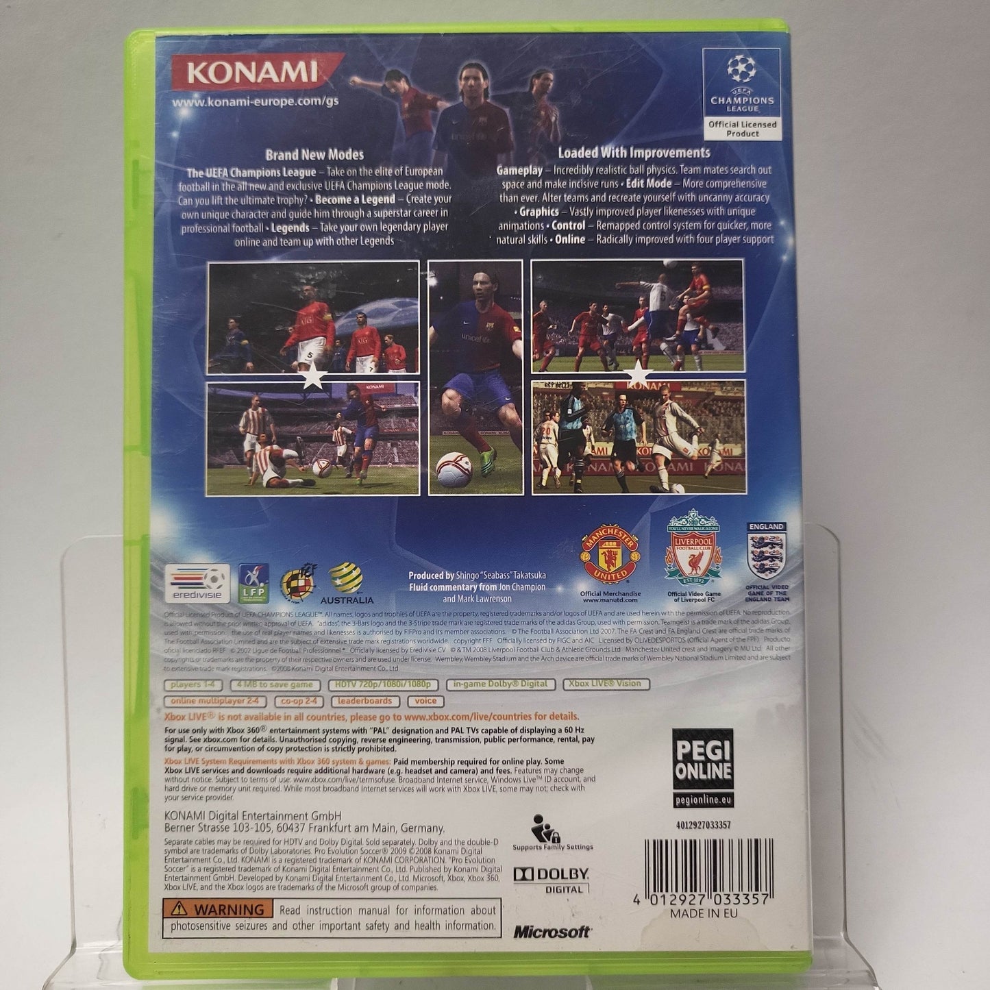 Pro Evolution Soccer 2009 Xbox 360 - Feniks Gameshop